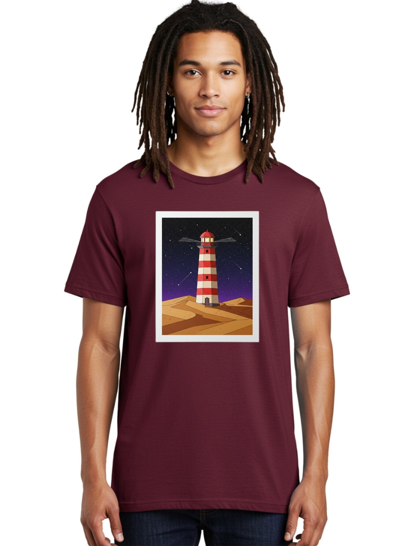 Lighthouse-2 Men'S Graphic Tee, 100% Cotton, Comfortable Casual Summer Wear, Machine Washable, Vintage Camera, Old Camera, Antique Camera, Black Camera, Classic Photography, Photography Equipment, Nostalgic Device, Film Camera, Camera Art Bam769 26