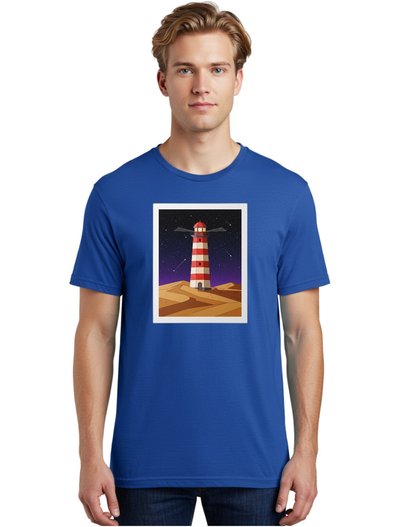Lighthouse-2 Men'S Graphic Tee, 100% Cotton, Comfortable Casual Summer Wear, Machine Washable, Vintage Camera, Old Camera, Antique Camera, Black Camera, Classic Photography, Photography Equipment, Nostalgic Device, Film Camera, Camera Art Bam769 20