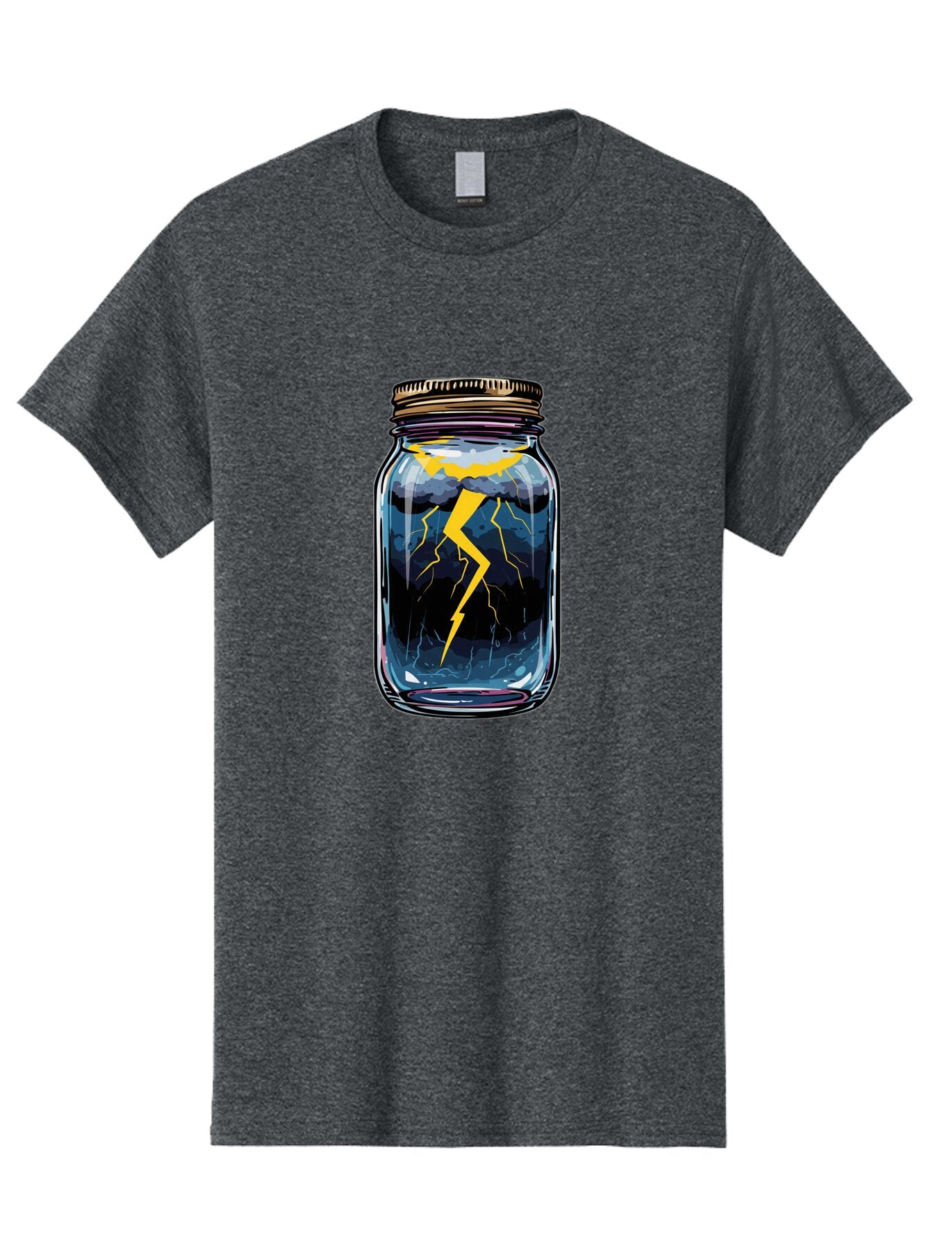 Lightning-In-A-Jar-1 Men'S Graphic Tee, 100% Cotton, Comfortable Casual Summer Wear, Machine Washable, Vintage Camera, Old Camera, Antique Camera, Black Camera, Classic Photography, Photography Equipment, Nostalgic Device, Film Camera, Bam773 5