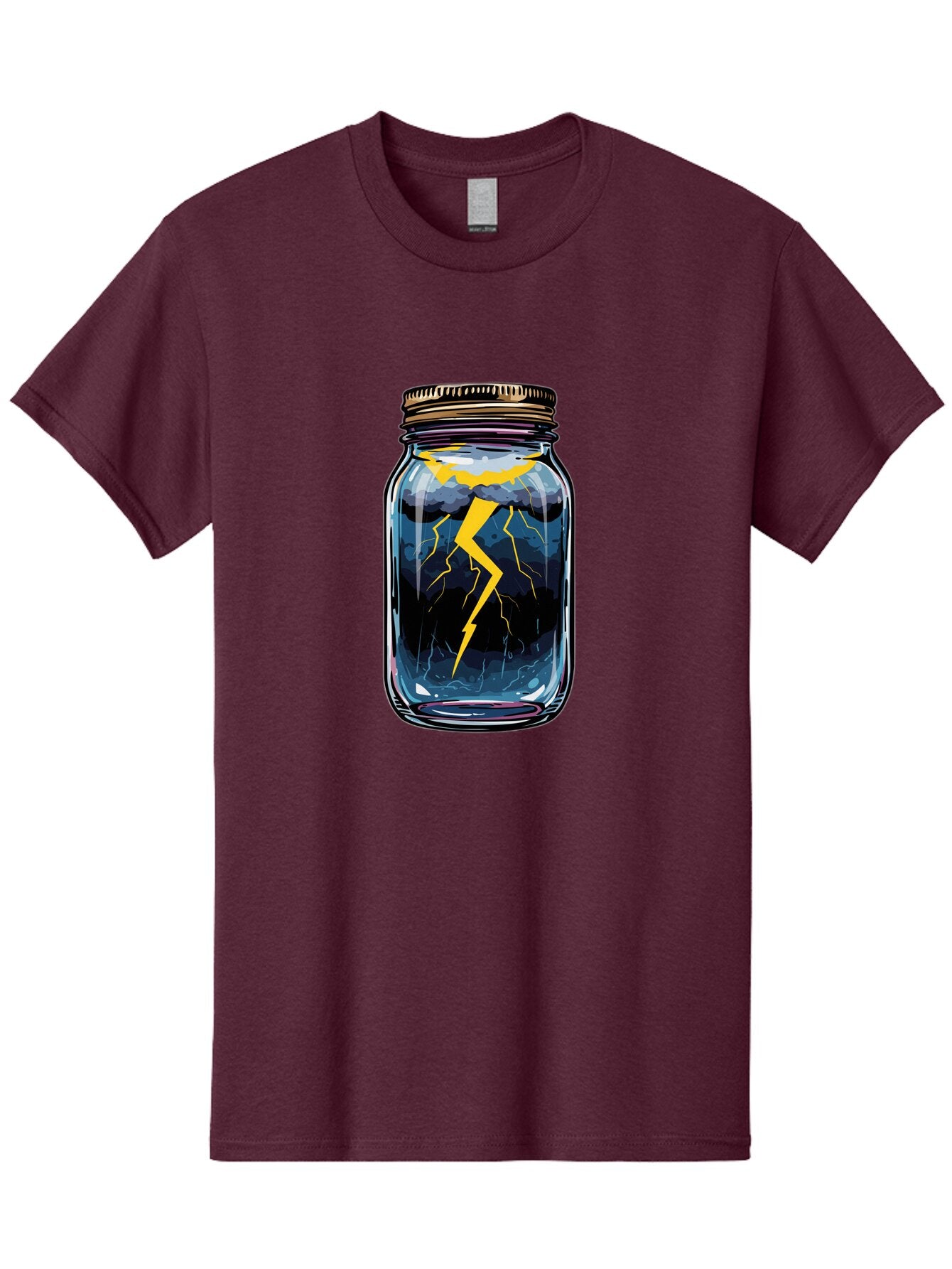 Lightning-In-A-Jar-1 Men'S Graphic Tee, 100% Cotton, Comfortable Casual Summer Wear, Machine Washable, Vintage Camera, Old Camera, Antique Camera, Black Camera, Classic Photography, Photography Equipment, Nostalgic Device, Film Camera, Bam773 12