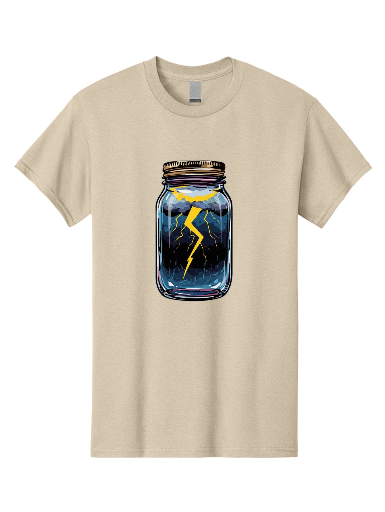 Lightning-In-A-Jar-1 Men'S Graphic Tee, 100% Cotton, Comfortable Casual Summer Wear, Machine Washable, Vintage Camera, Old Camera, Antique Camera, Black Camera, Classic Photography, Photography Equipment, Nostalgic Device, Film Camera, Bam773 10