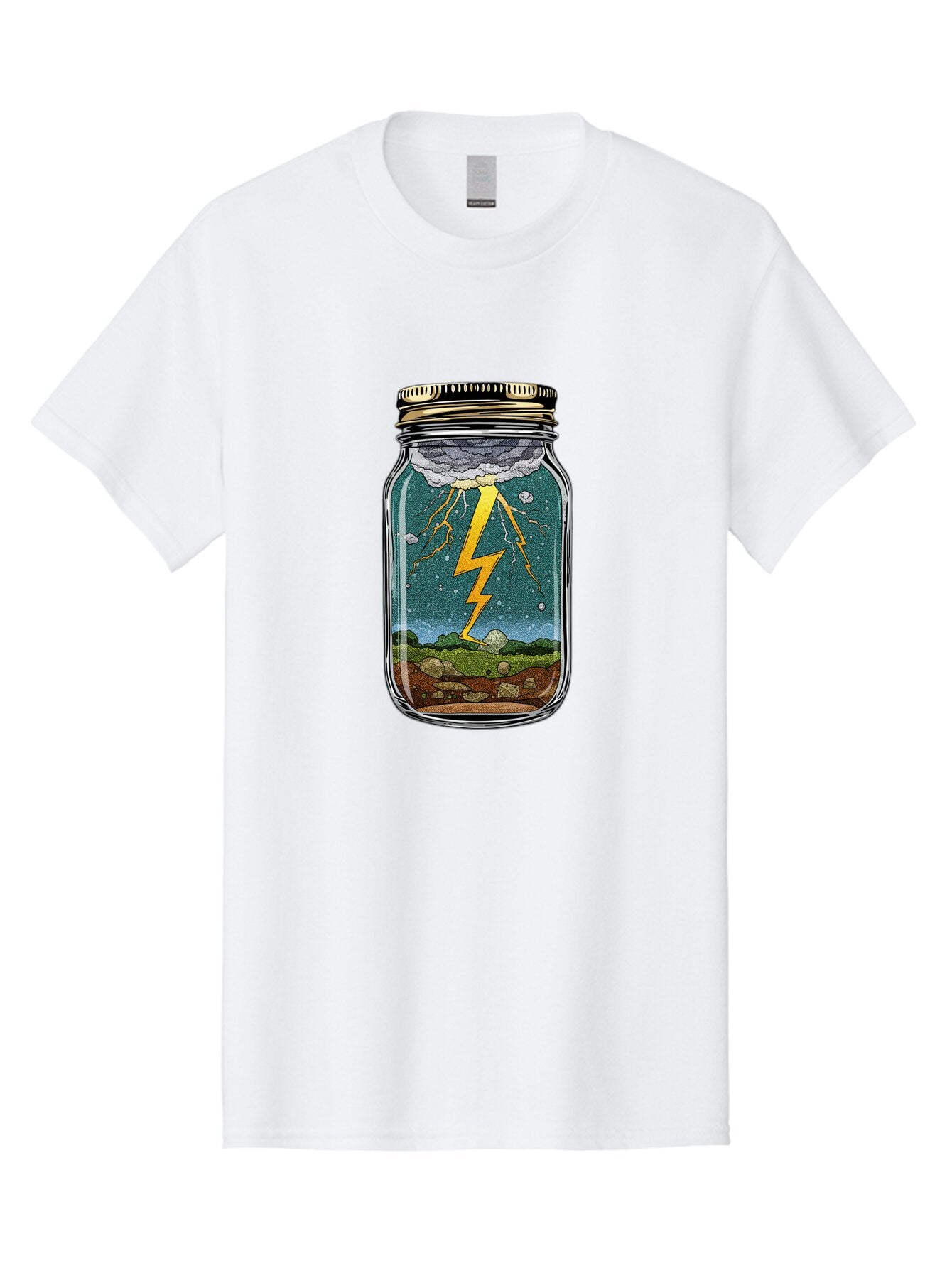 Lightning-In-A-Jar-4 Men'S Graphic Tee, 100% Cotton, Comfortable Casual Summer Wear, Machine Washable, Vintage Camera, Old Camera, Antique Camera, Black Camera, Classic Photography, Photography Equipment, Nostalgic Device, Film Camera, Bam776 13