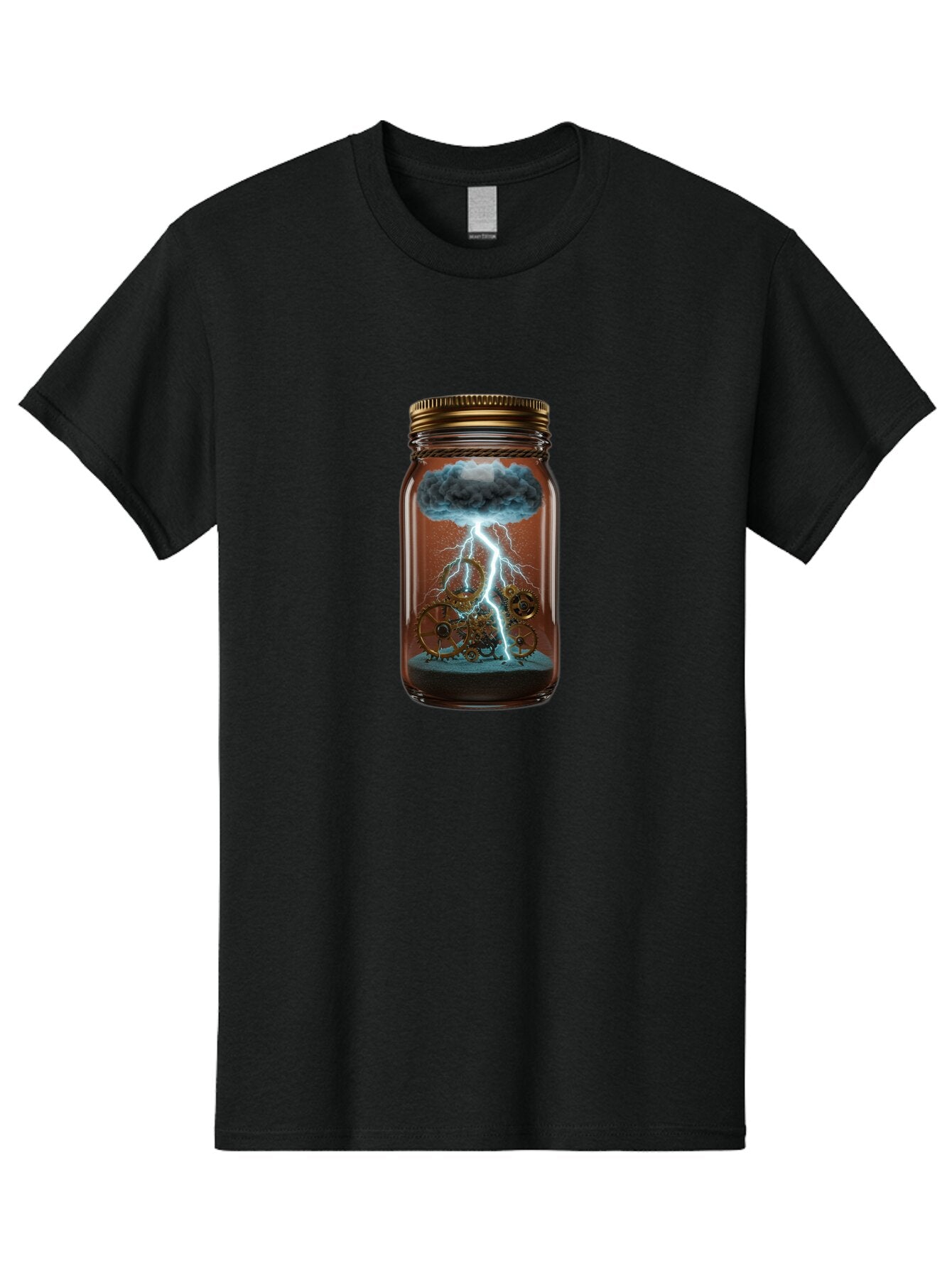Lightning-In-A-Jar-5 Men'S Graphic Tee, 100% Cotton, Comfortable Casual Summer Wear, Machine Washable, Vintage Camera, Old Camera, Antique Camera, Black Camera, Classic Photography, Photography Equipment, Nostalgic Device, Film Camera, Bam777 3