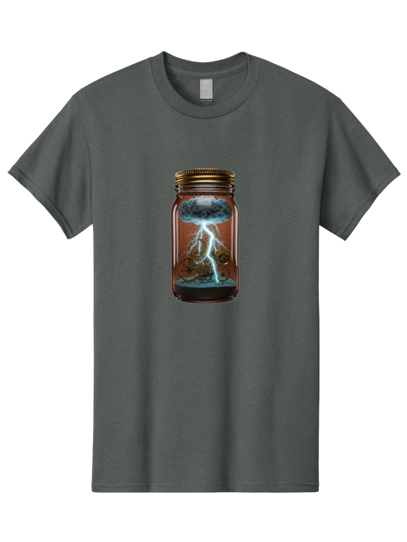 Lightning-In-A-Jar-5 Men'S Graphic Tee, 100% Cotton, Comfortable Casual Summer Wear, Machine Washable, Vintage Camera, Old Camera, Antique Camera, Black Camera, Classic Photography, Photography Equipment, Nostalgic Device, Film Camera, Bam777