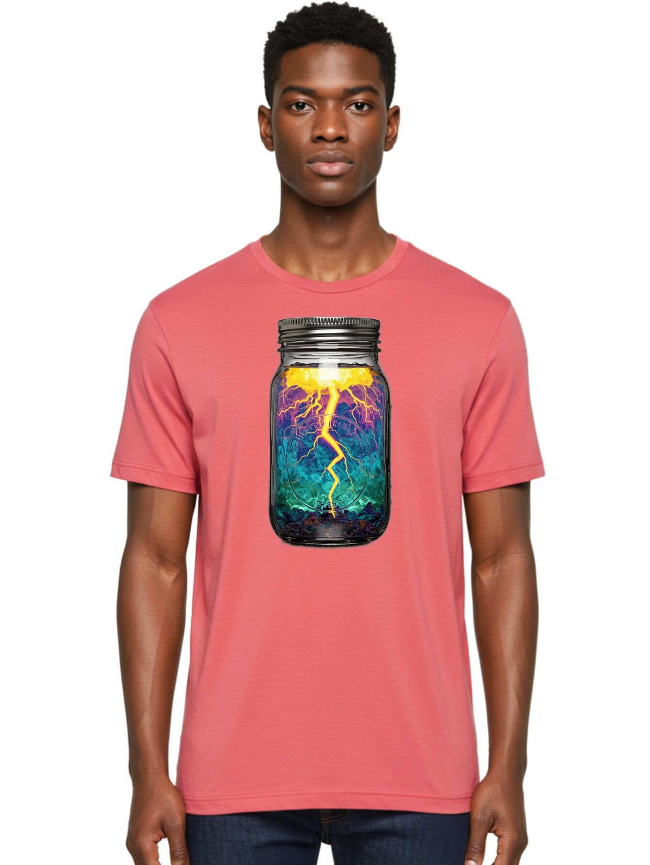 Lightning-In-A-Jar-6 Men'S Graphic Tee, 100% Cotton, Comfortable Casual Summer Wear, Machine Washable, Vintage Camera, Old Camera, Antique Camera, Black Camera, Classic Photography, Photography Equipment, Nostalgic Device, Film Camera, Bam778 27