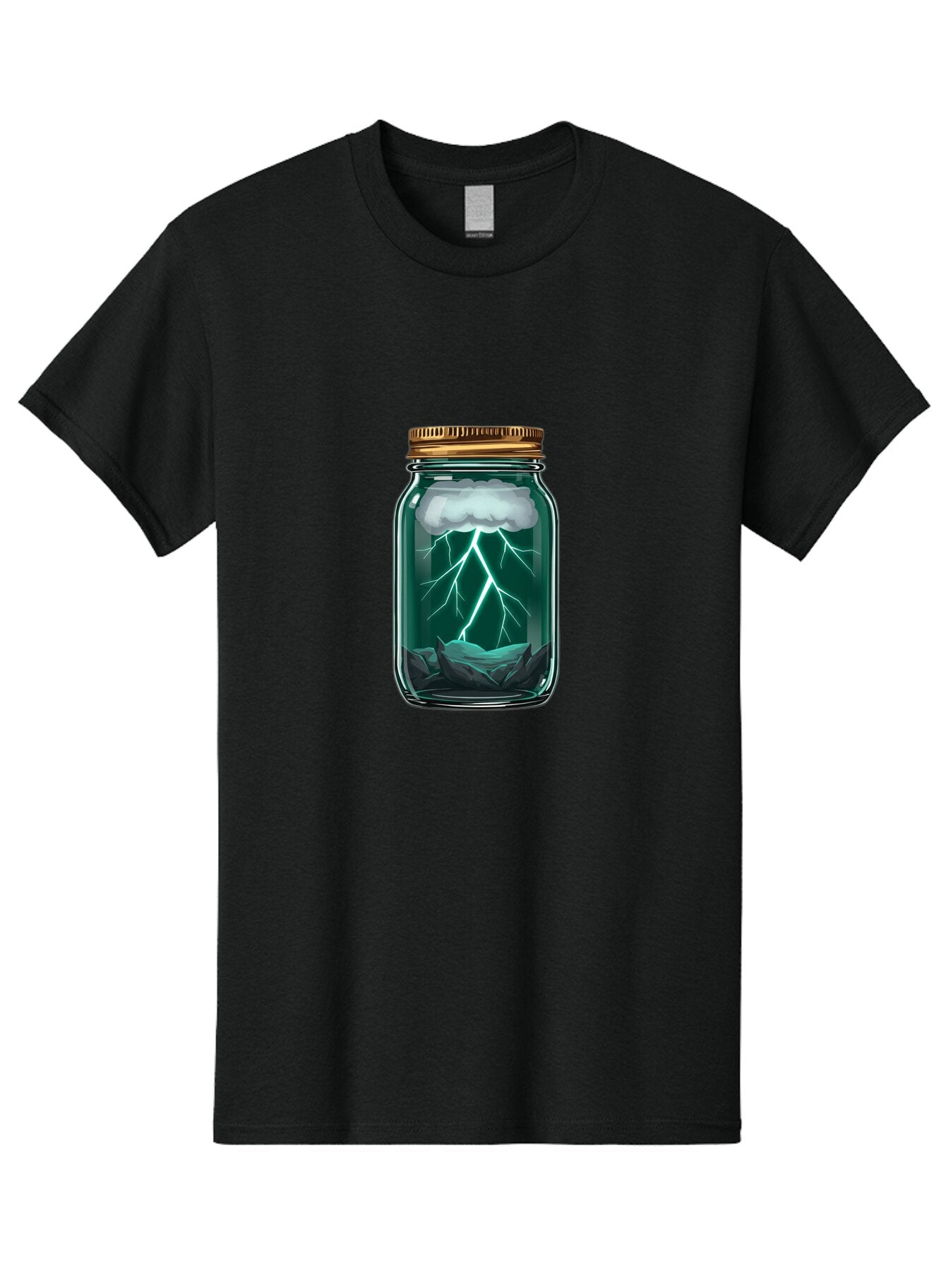 Lightning-In-A-Jar-7 Men'S Graphic Tee, 100% Cotton, Comfortable Casual Summer Wear, Machine Washable, Vintage Camera, Old Camera, Antique Camera, Black Camera, Classic Photography, Photography Equipment, Nostalgic Device, Film Camera, Bam779 15
