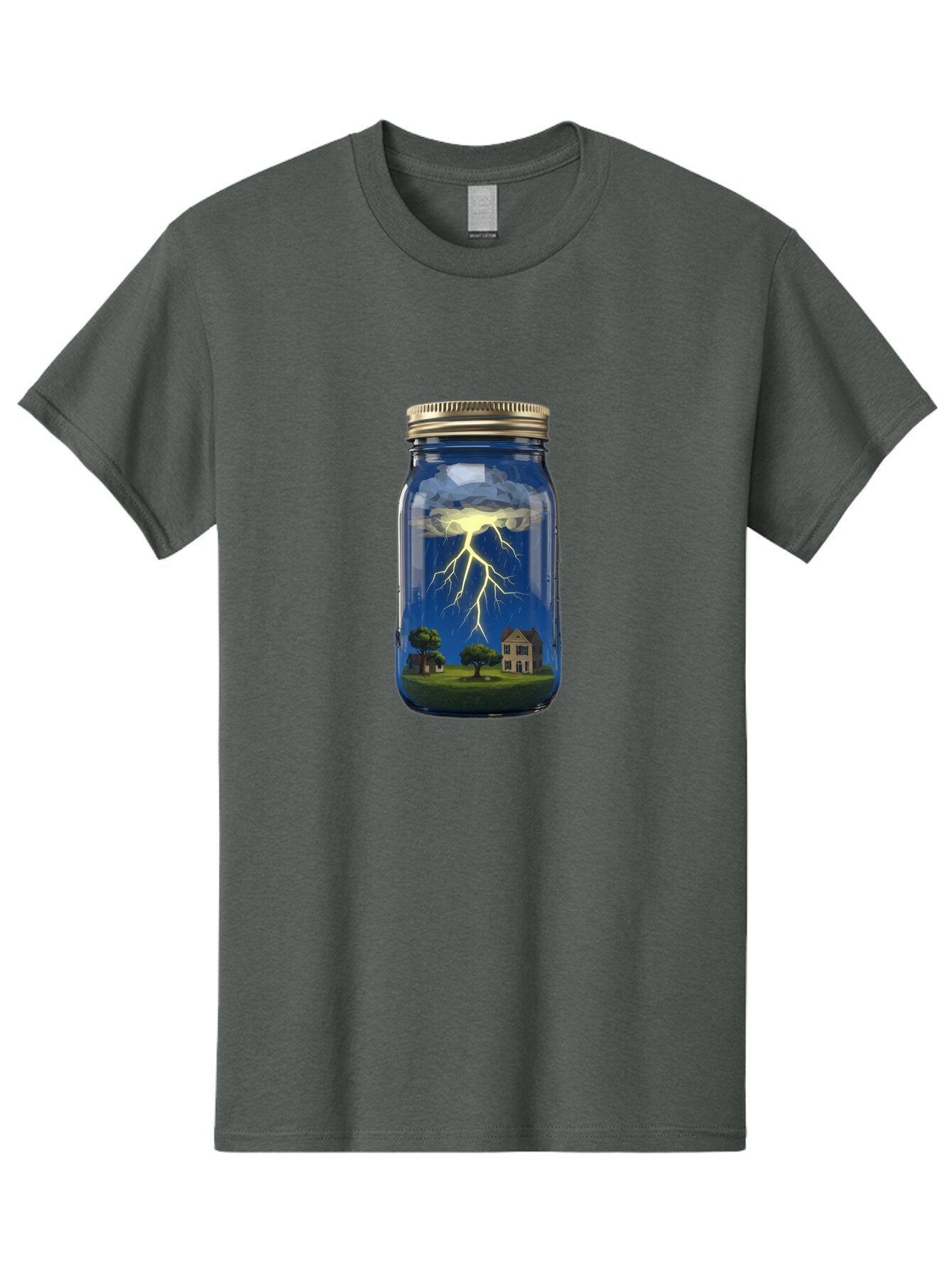 Lightning-In-A-Jar-8 Men'S Graphic Tee, 100% Cotton, Comfortable Casual Summer Wear, Machine Washable, Vintage Camera, Old Camera, Antique Camera, Black Camera, Classic Photography, Photography Equipment, Nostalgic Device, Film Camera, Bam780 13