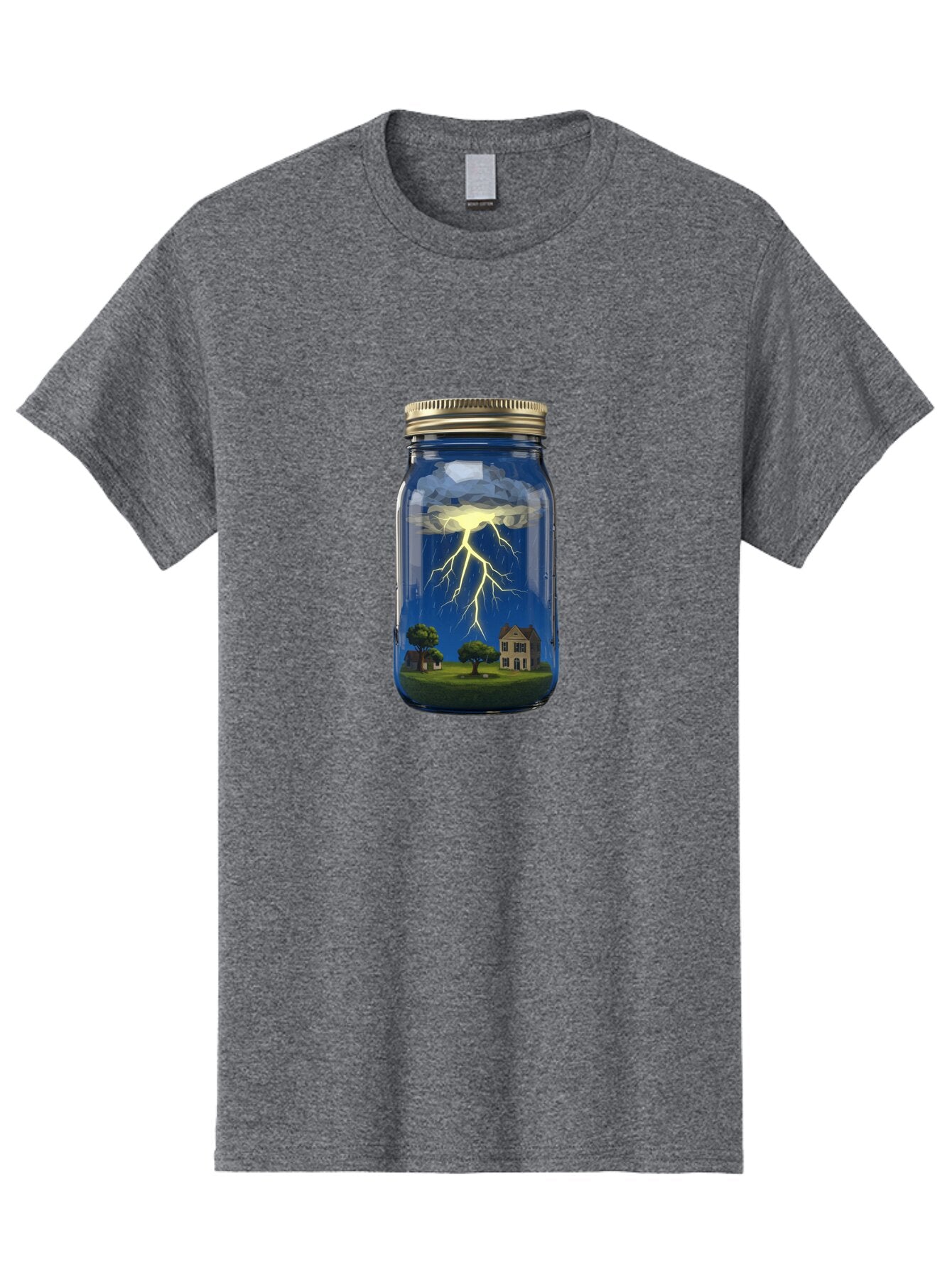 Lightning-In-A-Jar-8 Men'S Graphic Tee, 100% Cotton, Comfortable Casual Summer Wear, Machine Washable, Vintage Camera, Old Camera, Antique Camera, Black Camera, Classic Photography, Photography Equipment, Nostalgic Device, Film Camera, Bam780 8