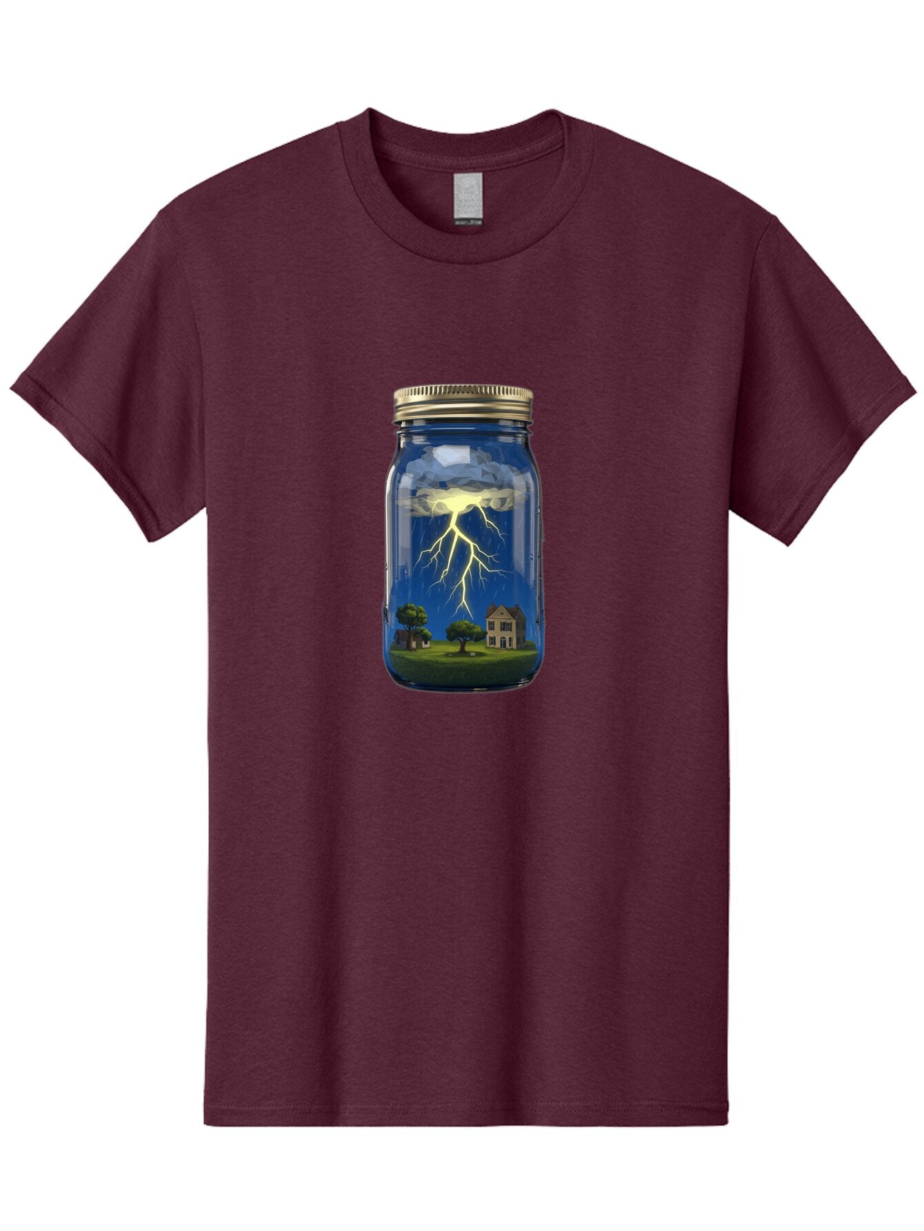 Lightning-In-A-Jar-8 Men'S Graphic Tee, 100% Cotton, Comfortable Casual Summer Wear, Machine Washable, Vintage Camera, Old Camera, Antique Camera, Black Camera, Classic Photography, Photography Equipment, Nostalgic Device, Film Camera, Bam780