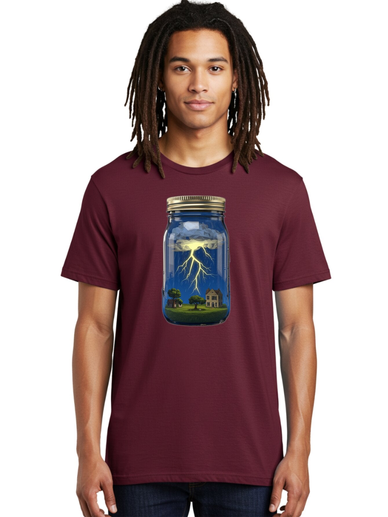 Lightning-In-A-Jar-8 Men'S Graphic Tee, 100% Cotton, Comfortable Casual Summer Wear, Machine Washable, Vintage Camera, Old Camera, Antique Camera, Black Camera, Classic Photography, Photography Equipment, Nostalgic Device, Film Camera, Bam780 19