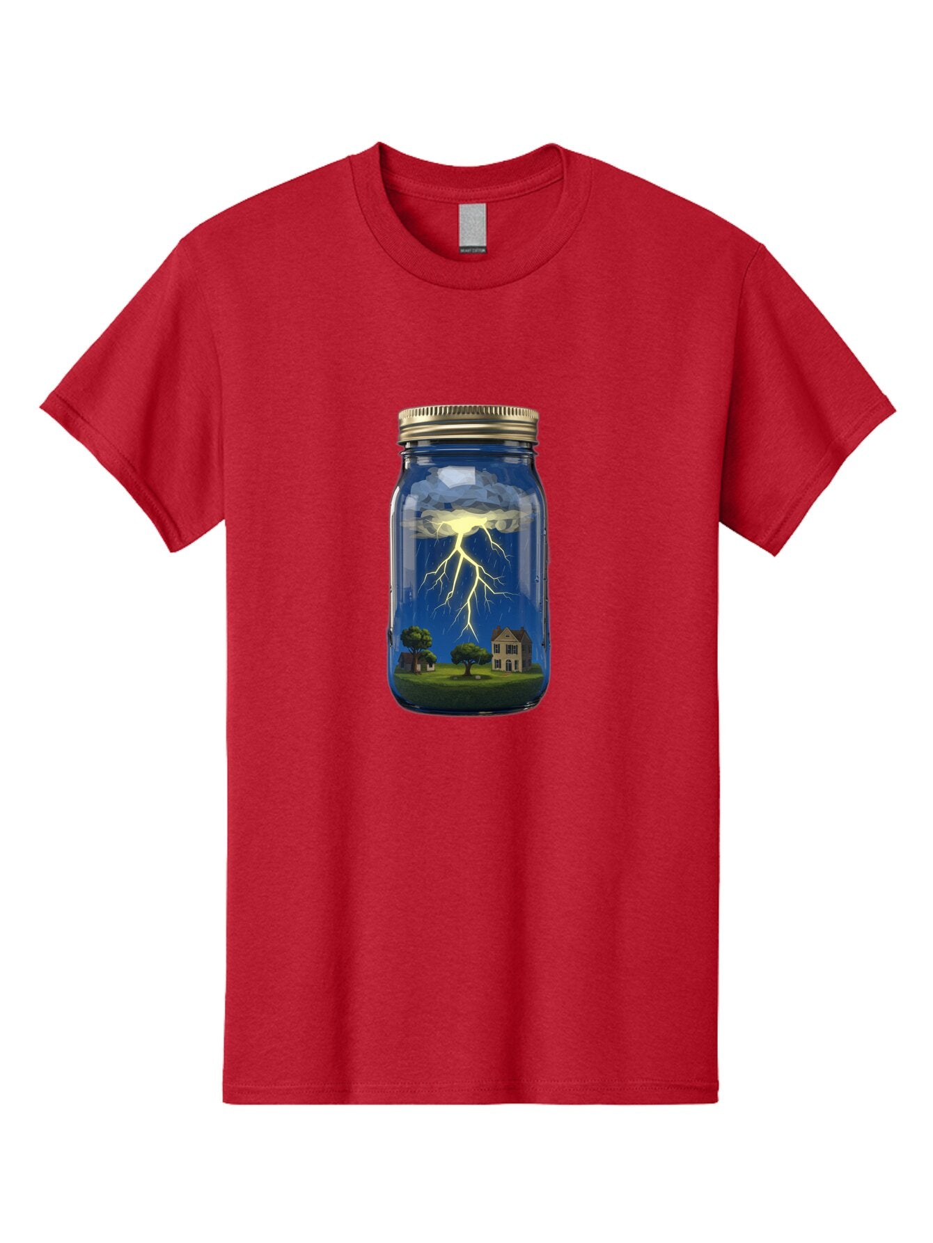 Lightning-In-A-Jar-8 Men'S Graphic Tee, 100% Cotton, Comfortable Casual Summer Wear, Machine Washable, Vintage Camera, Old Camera, Antique Camera, Black Camera, Classic Photography, Photography Equipment, Nostalgic Device, Film Camera, Bam780 5
