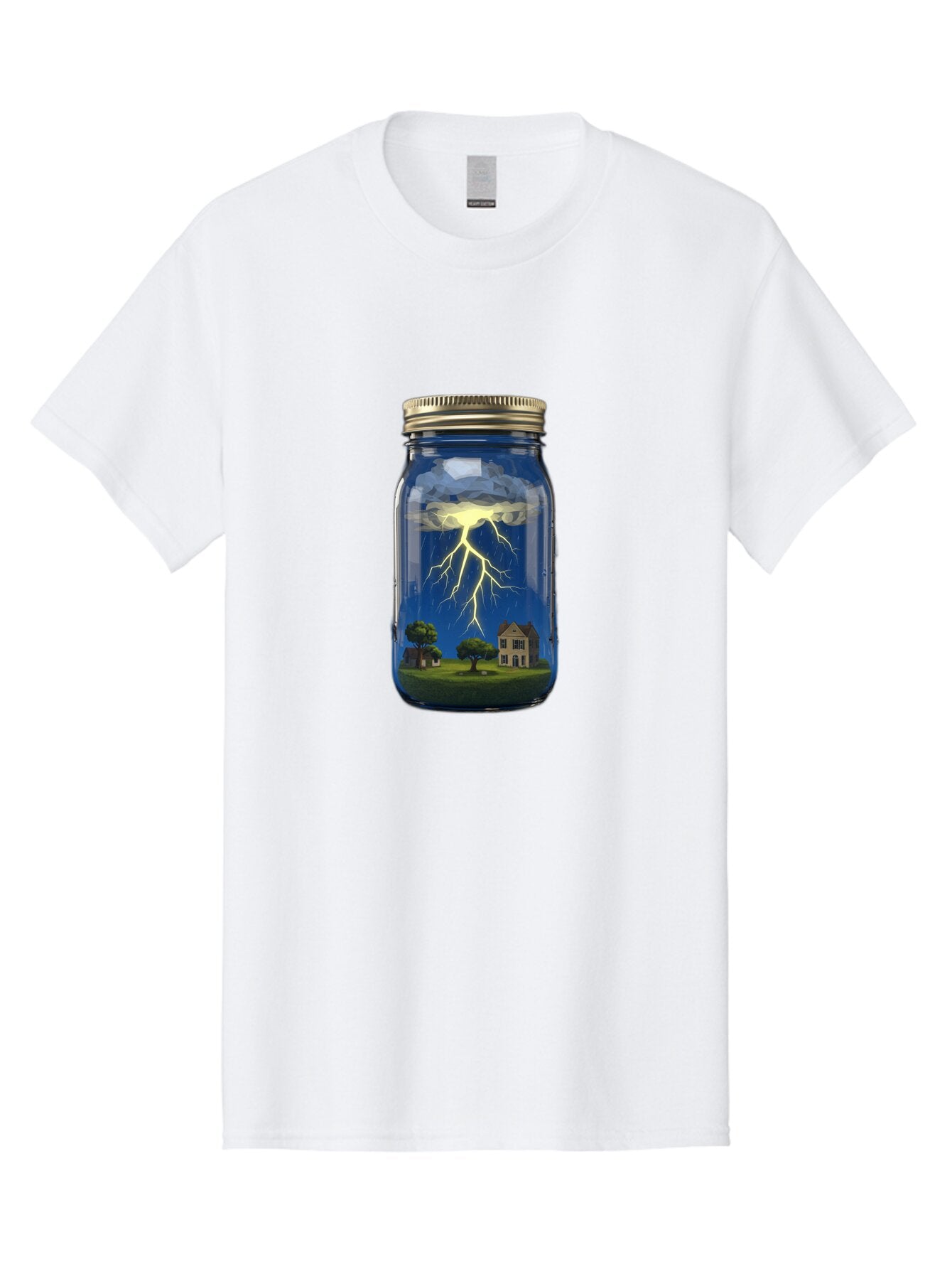Lightning-In-A-Jar-8 Men'S Graphic Tee, 100% Cotton, Comfortable Casual Summer Wear, Machine Washable, Vintage Camera, Old Camera, Antique Camera, Black Camera, Classic Photography, Photography Equipment, Nostalgic Device, Film Camera, Bam780 4
