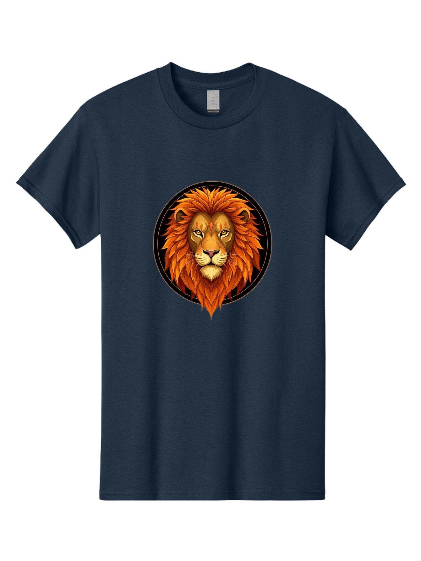 Lion-Head-Logo Men'S Graphic Tee, 100% Cotton, Comfortable Casual Summer Wear, Machine Washable, Vintage Camera, Old Camera, Antique Camera, Black Camera, Classic Photography, Photography Equipment, Nostalgic Device, Film Camera, Camera Art Bam786 7
