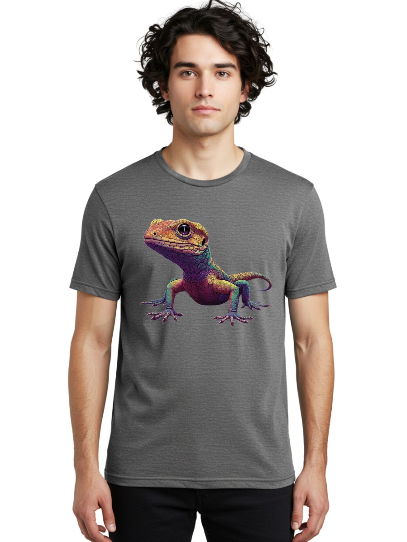Lizard-1 Men'S Graphic Tee, 100% Cotton, Comfortable Casual Summer Wear, Machine Washable, Vintage Camera, Old Camera, Antique Camera, Black Camera, Classic Photography, Photography Equipment, Nostalgic Device, Film Camera, Camera Art Bam792 29