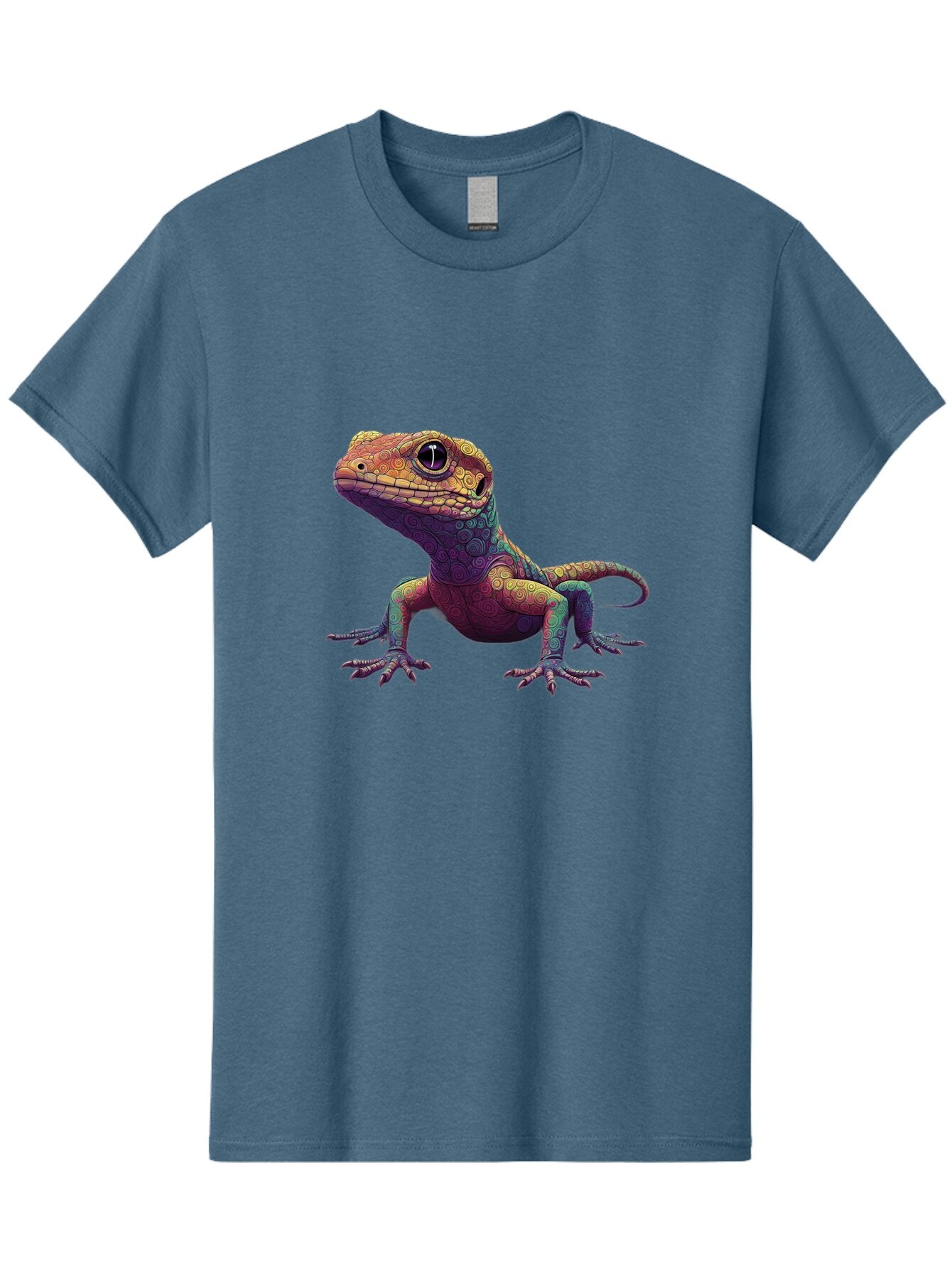 Lizard-1 Men'S Graphic Tee, 100% Cotton, Comfortable Casual Summer Wear, Machine Washable, Vintage Camera, Old Camera, Antique Camera, Black Camera, Classic Photography, Photography Equipment, Nostalgic Device, Film Camera, Camera Art Bam792