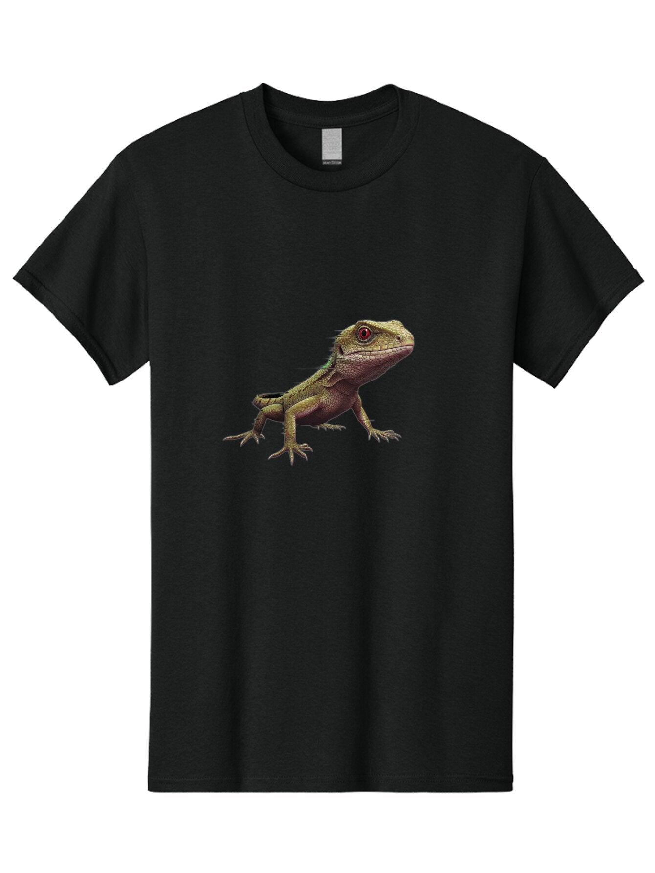Lizard Men'S Graphic Tee, 100% Cotton, Comfortable Casual Summer Wear, Machine Washable, Vintage Camera, Old Camera, Antique Camera, Black Camera, Classic Photography, Photography Equipment, Nostalgic Device, Film Camera, Camera Art Bam795 4