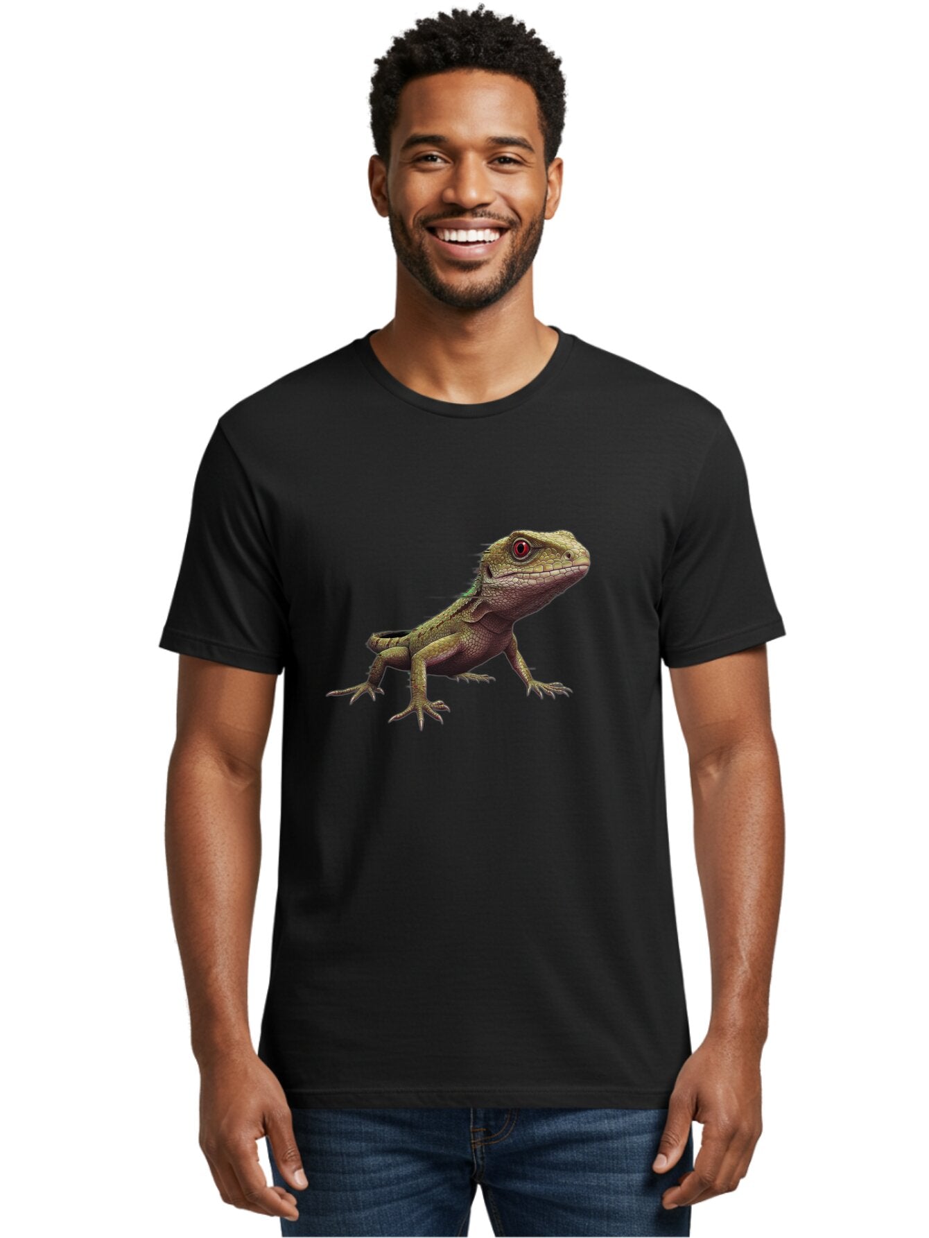 Lizard Men'S Graphic Tee, 100% Cotton, Comfortable Casual Summer Wear, Machine Washable, Vintage Camera, Old Camera, Antique Camera, Black Camera, Classic Photography, Photography Equipment, Nostalgic Device, Film Camera, Camera Art Bam795 18