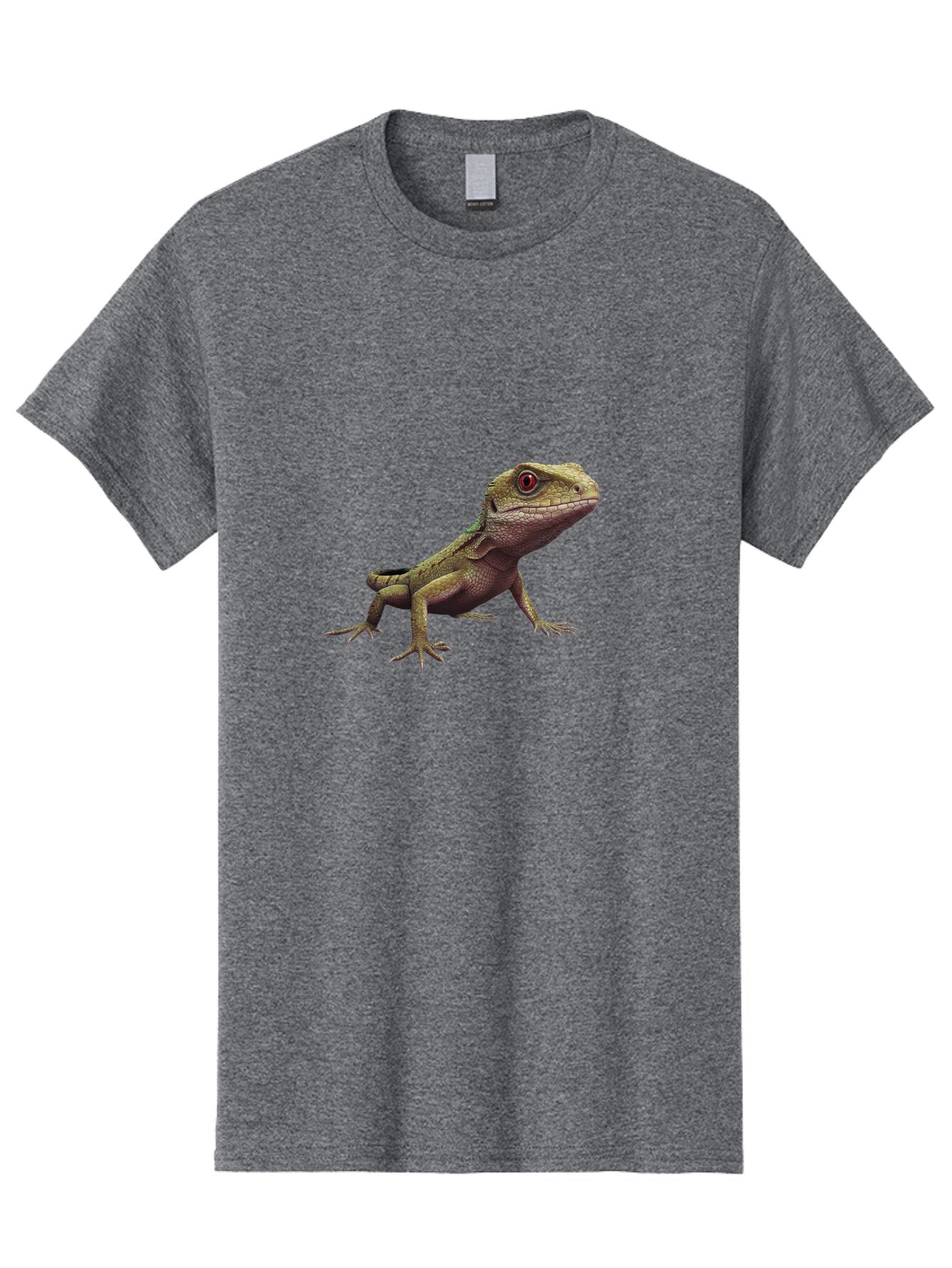 Lizard Men'S Graphic Tee, 100% Cotton, Comfortable Casual Summer Wear, Machine Washable, Vintage Camera, Old Camera, Antique Camera, Black Camera, Classic Photography, Photography Equipment, Nostalgic Device, Film Camera, Camera Art Bam795