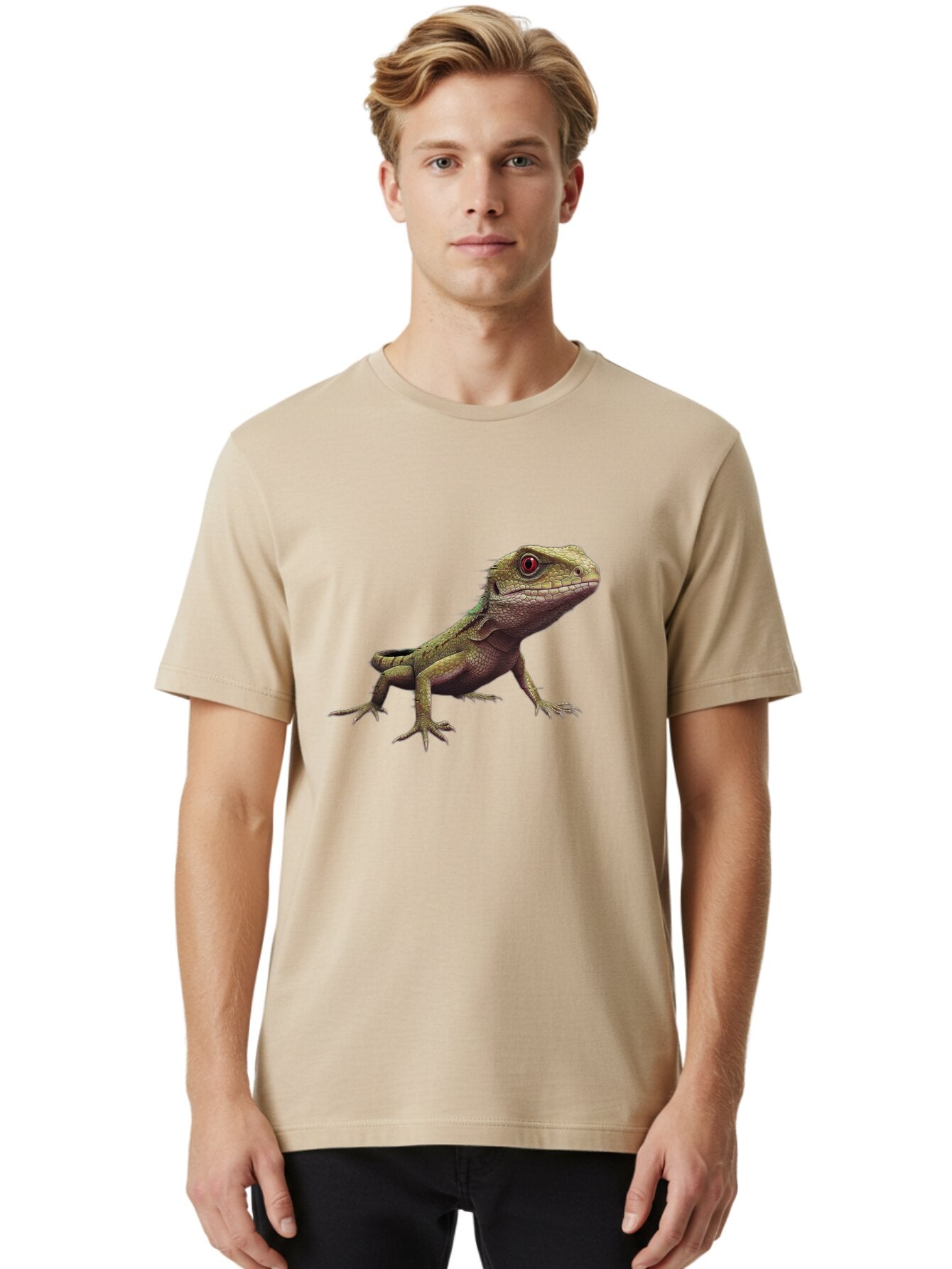 Lizard Men'S Graphic Tee, 100% Cotton, Comfortable Casual Summer Wear, Machine Washable, Vintage Camera, Old Camera, Antique Camera, Black Camera, Classic Photography, Photography Equipment, Nostalgic Device, Film Camera, Camera Art Bam795 29