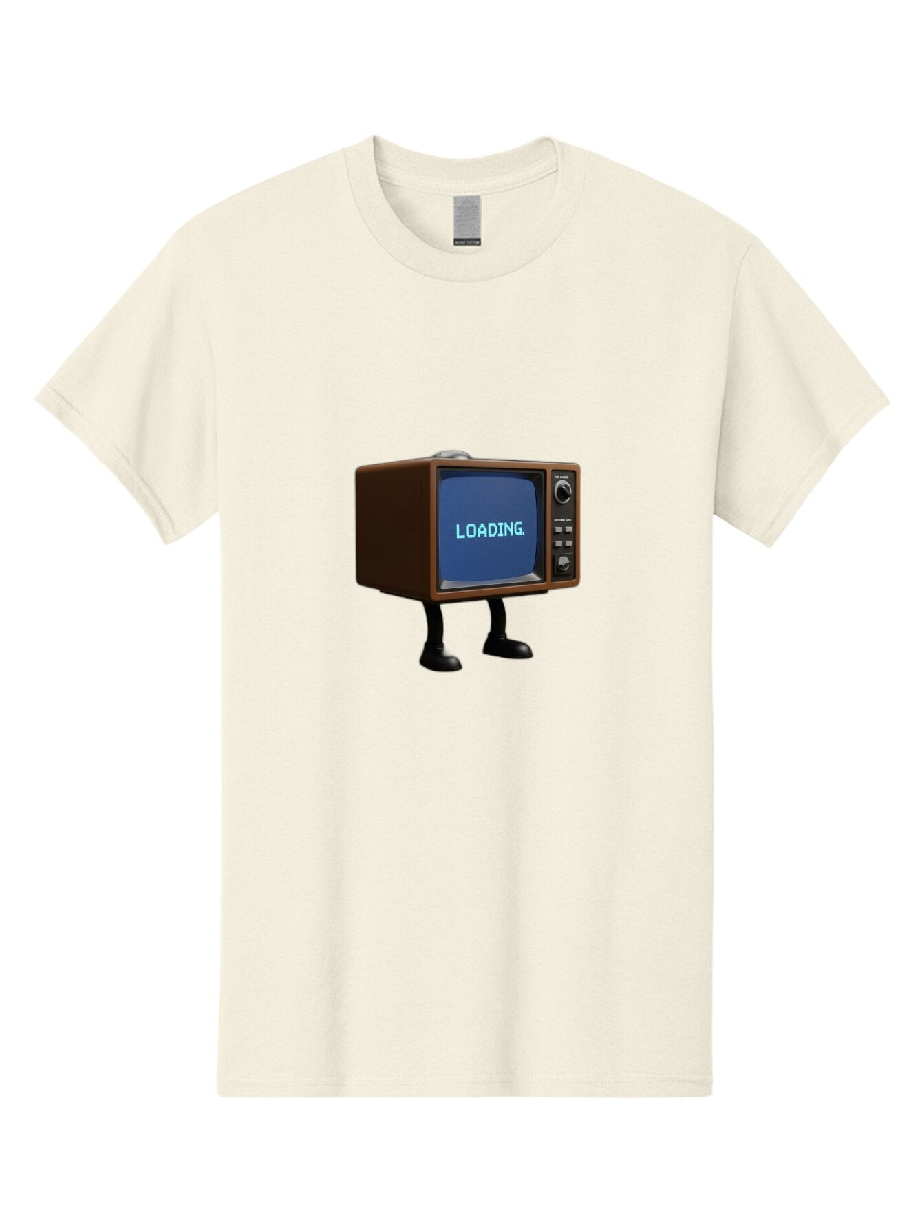 Loading-Tv Men'S Graphic Tee, 100% Cotton, Comfortable Casual Summer Wear, Machine Washable, Vintage Camera, Old Camera, Antique Camera, Black Camera, Classic Photography, Photography Equipment, Nostalgic Device, Film Camera, Camera Art Bam797 12