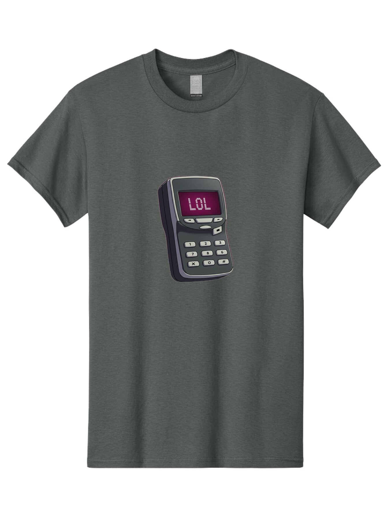 Lol-Phone-2 Men'S Graphic Tee, 100% Cotton, Comfortable Casual Summer Wear, Machine Washable, Vintage Camera, Old Camera, Antique Camera, Black Camera, Classic Photography, Photography Equipment, Nostalgic Device, Film Camera, Camera Art Bam806