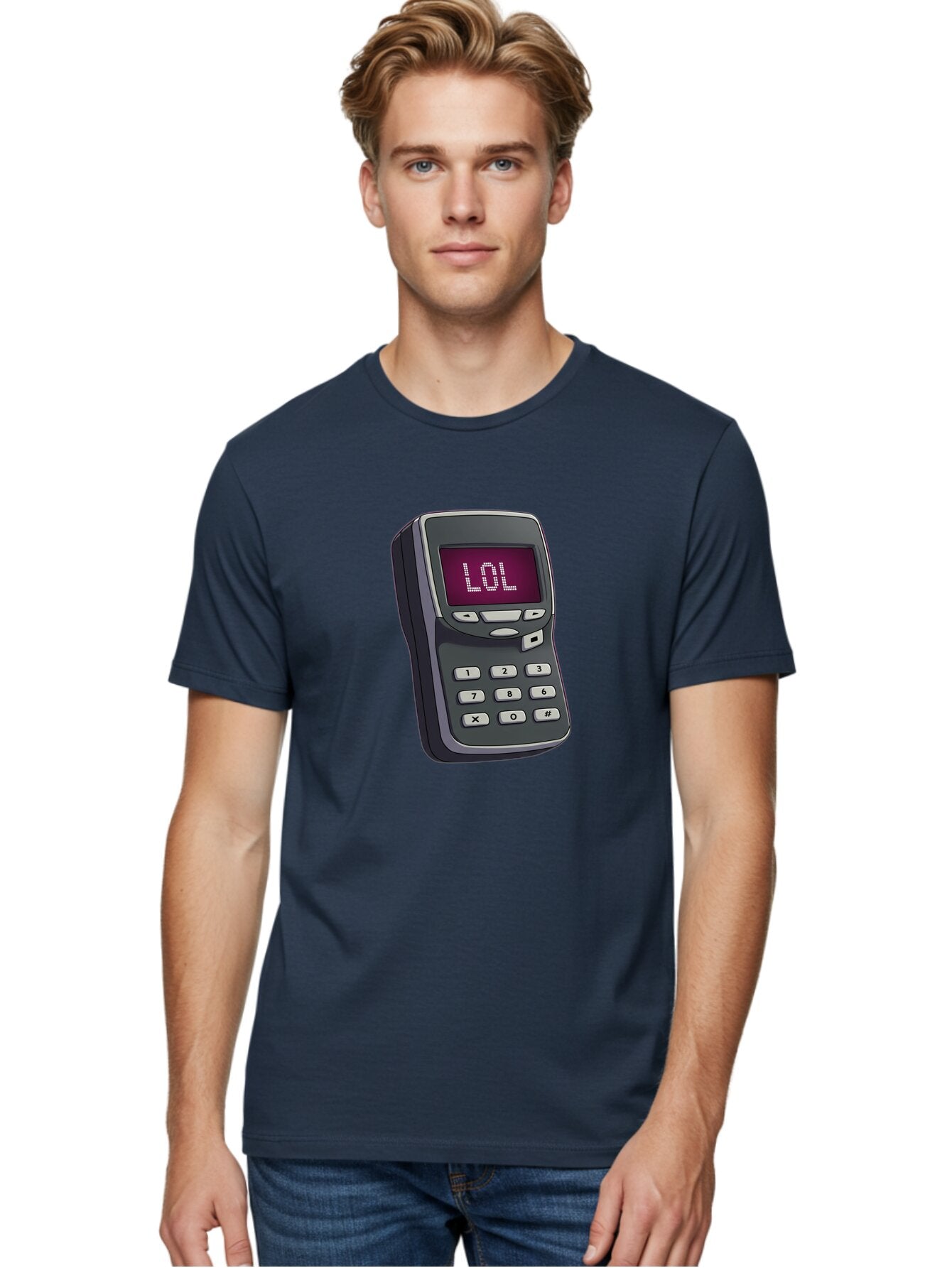 Lol-Phone-2 Men'S Graphic Tee, 100% Cotton, Comfortable Casual Summer Wear, Machine Washable, Vintage Camera, Old Camera, Antique Camera, Black Camera, Classic Photography, Photography Equipment, Nostalgic Device, Film Camera, Camera Art Bam806 20
