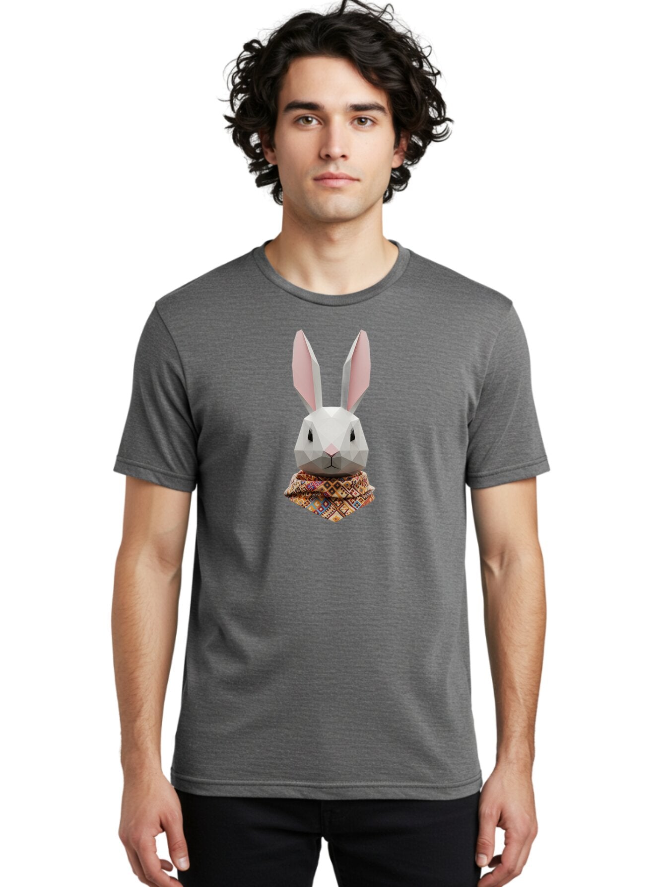 Low-Poly-Bunny Men'S Graphic Tee, 100% Cotton, Comfortable Casual Summer Wear, Machine Washable, Vintage Camera, Old Camera, Antique Camera, Black Camera, Classic Photography, Photography Equipment, Nostalgic Device, Film Camera, Camera Art Bam814 25