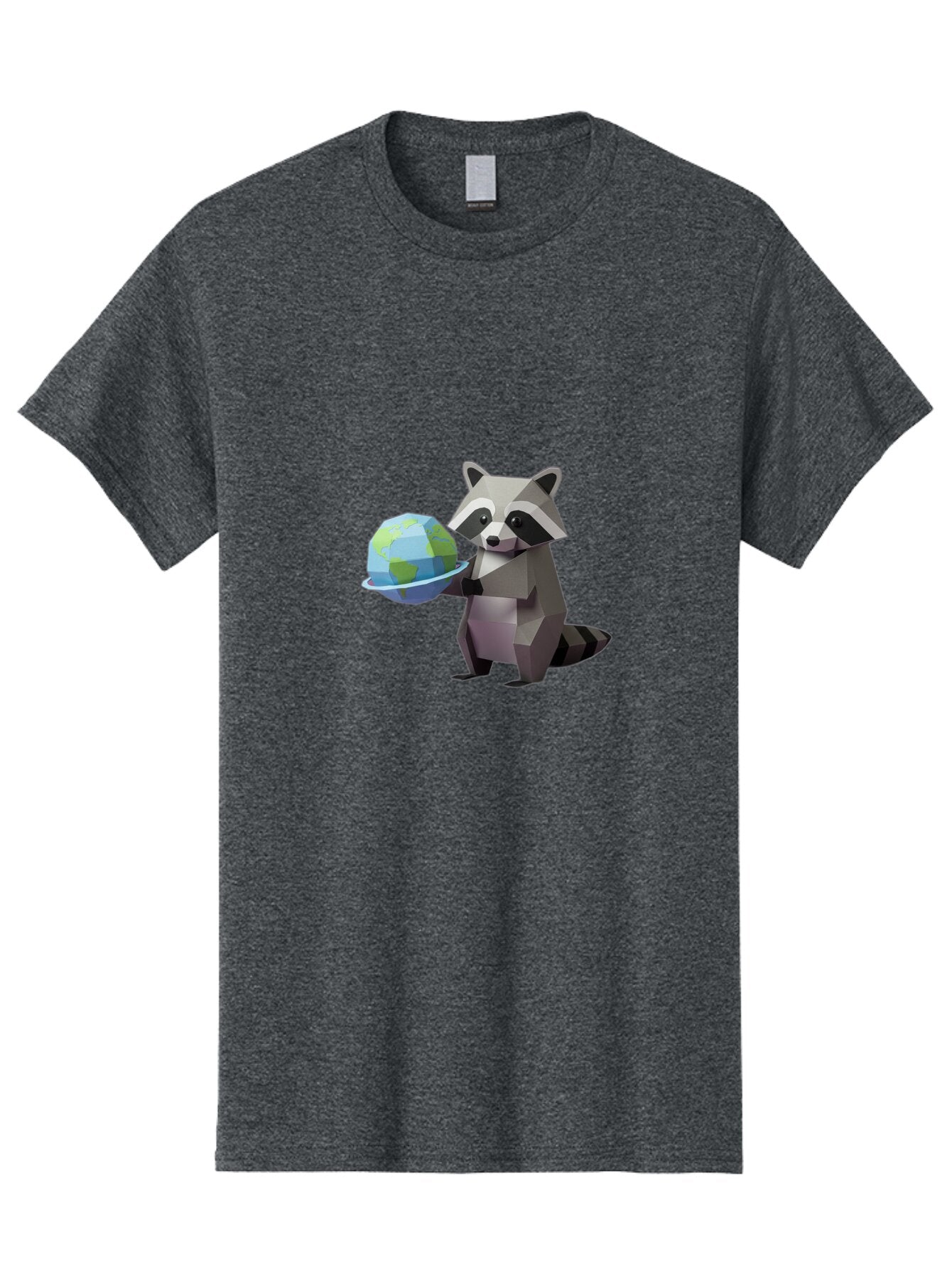 Lowpoly-Raccoon-With-Globe Men'S Graphic Tee, 100% Cotton, Comfortable Casual Summer Wear, Machine Washable, Vintage Camera, Old Camera, Antique Camera, Black Camera, Classic Photography, Photography Equipment, Nostalgic Device, Film Camera, Bam817 12