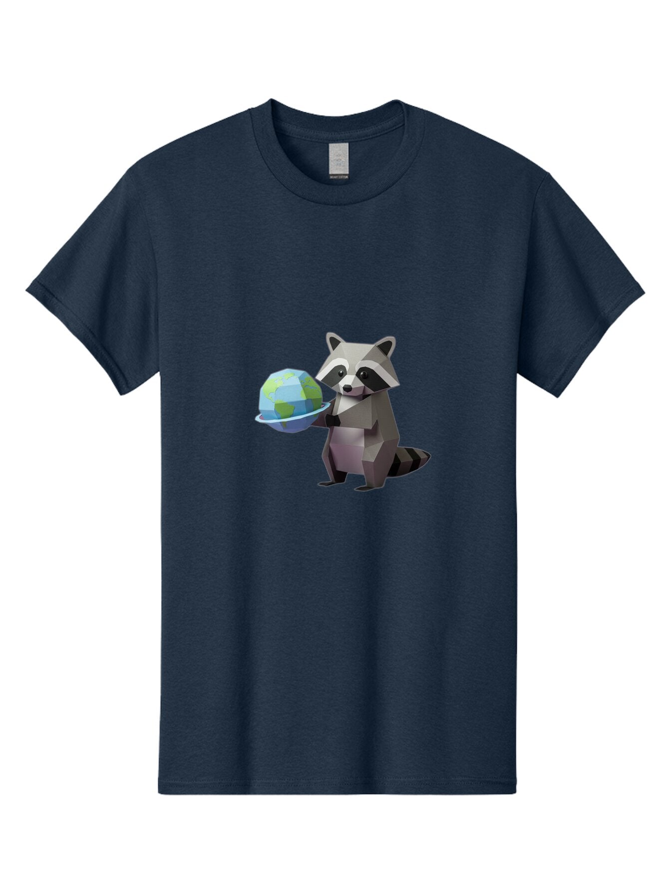 Lowpoly-Raccoon-With-Globe Men'S Graphic Tee, 100% Cotton, Comfortable Casual Summer Wear, Machine Washable, Vintage Camera, Old Camera, Antique Camera, Black Camera, Classic Photography, Photography Equipment, Nostalgic Device, Film Camera, Bam817 4