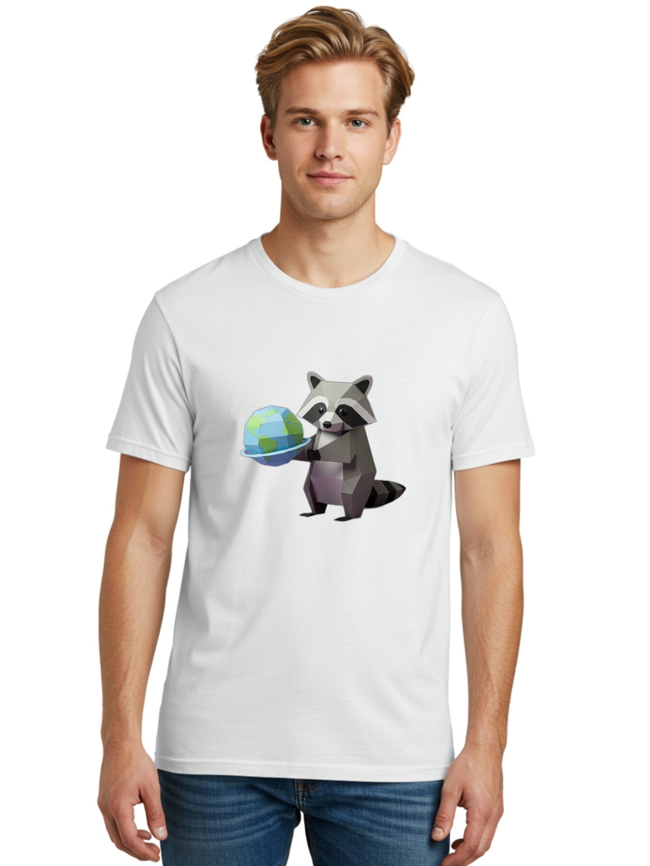 Lowpoly-Raccoon-With-Globe Men'S Graphic Tee, 100% Cotton, Comfortable Casual Summer Wear, Machine Washable, Vintage Camera, Old Camera, Antique Camera, Black Camera, Classic Photography, Photography Equipment, Nostalgic Device, Film Camera, Bam817 25