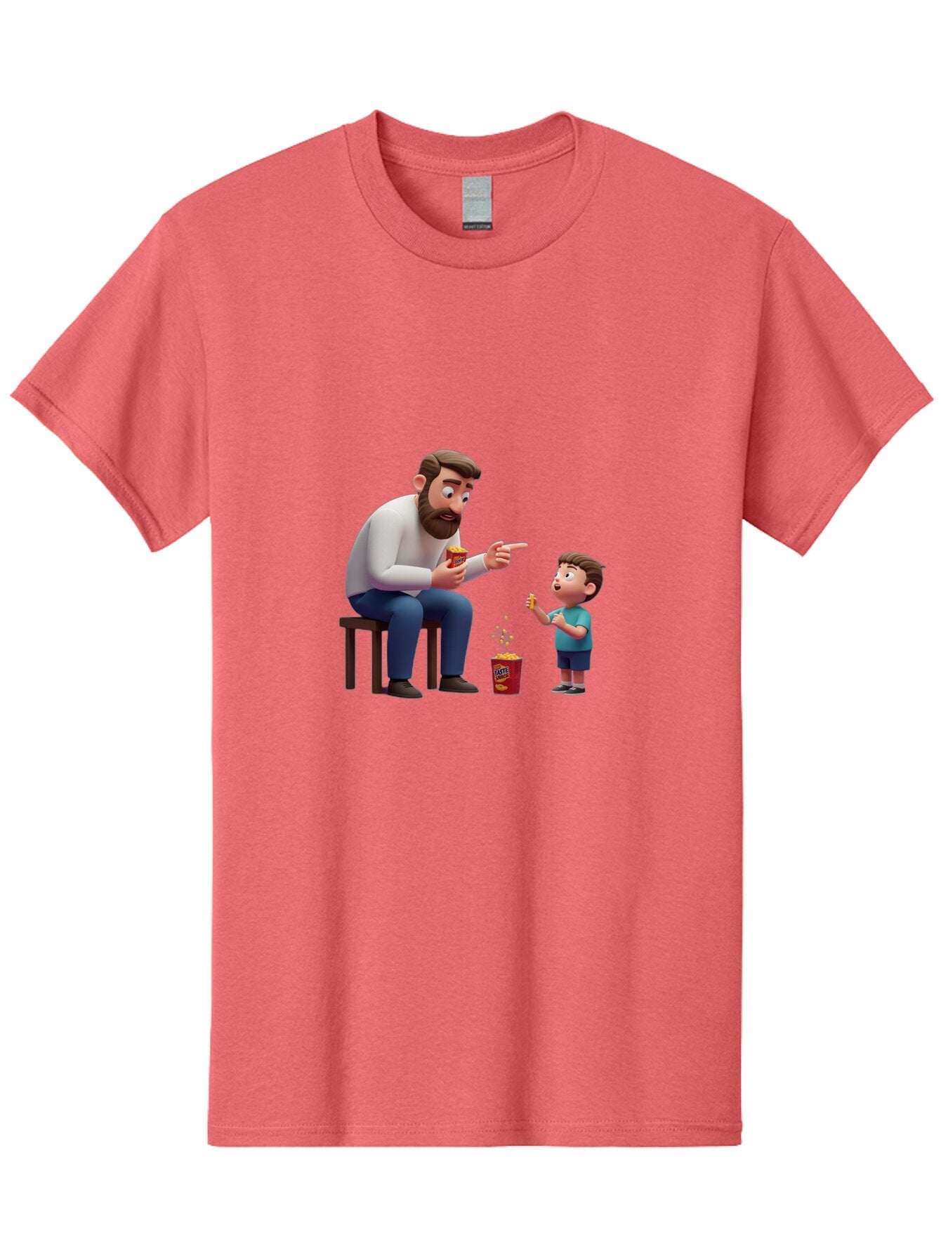 Man-And-Boy-With-Popcorn Men'S Graphic Tee, 100% Cotton, Comfortable Casual Summer Wear, Machine Washable, Vintage Camera, Old Camera, Antique Camera, Black Camera, Classic Photography, Photography Equipment, Nostalgic Device, Film Camera, Bam823 10