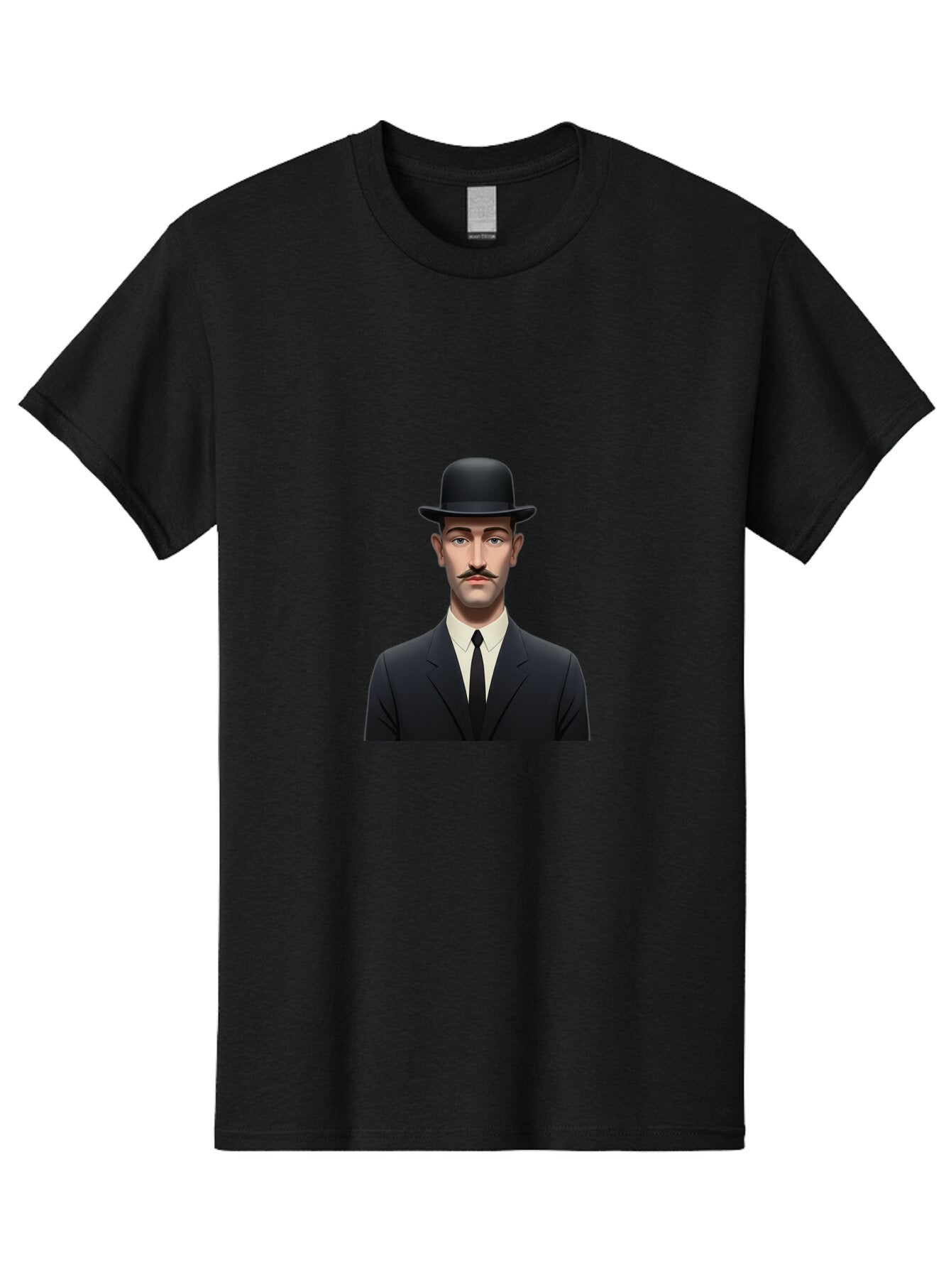 Man-In-Suit-And-Bowler-Hat Men'S Graphic Tee, 100% Cotton, Comfortable Casual Summer Wear, Machine Washable, Vintage Camera, Old Camera, Antique Camera, Black Camera, Classic Photography, Photography Equipment, Nostalgic Device, Film Camera, Bam826 5