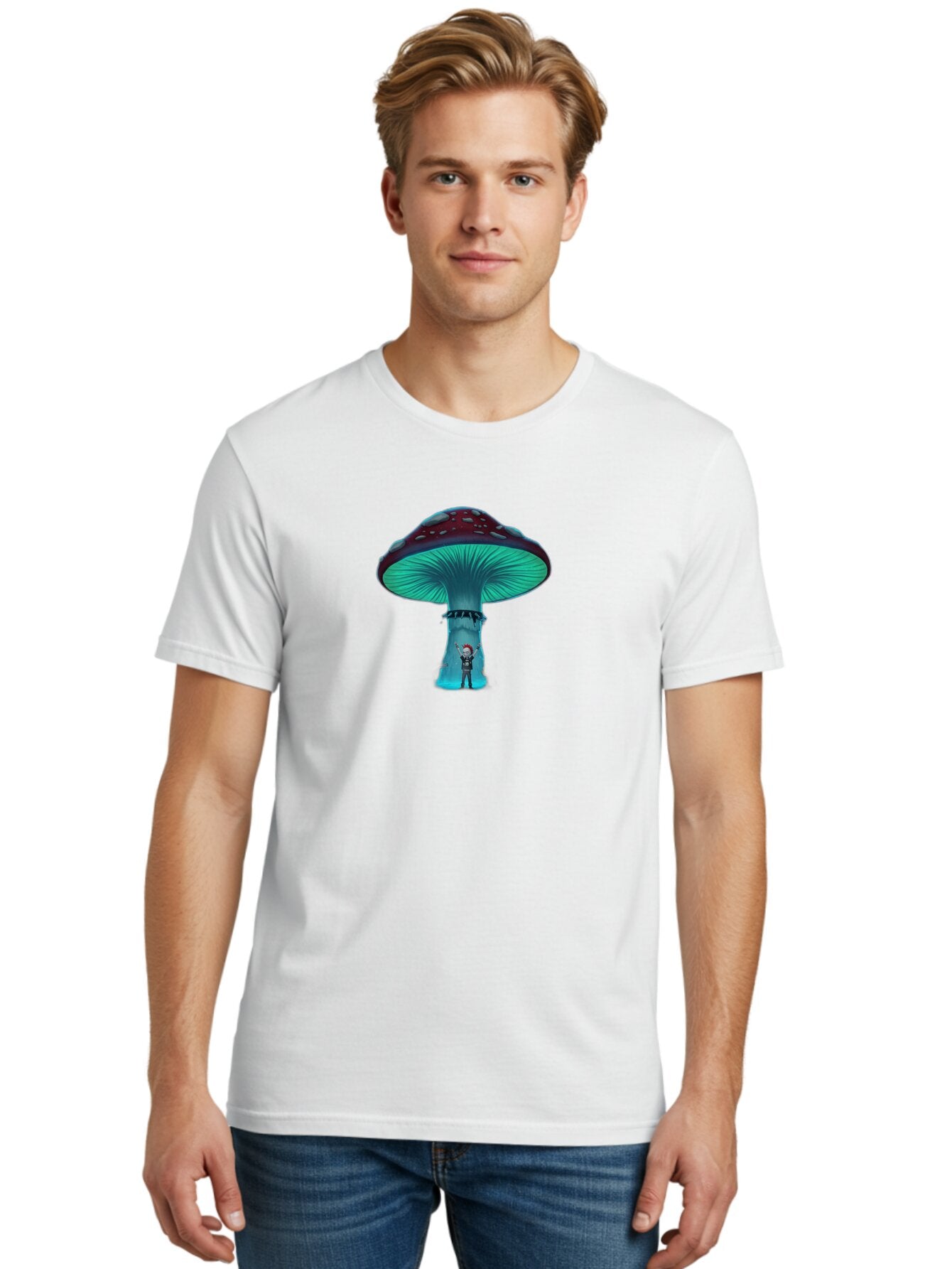 Man-Under-Mushroom Men'S Graphic Tee, 100% Cotton, Comfortable Casual Summer Wear, Machine Washable, Vintage Camera, Old Camera, Antique Camera, Black Camera, Classic Photography, Photography Equipment, Nostalgic Device, Film Camera, Bam829 27
