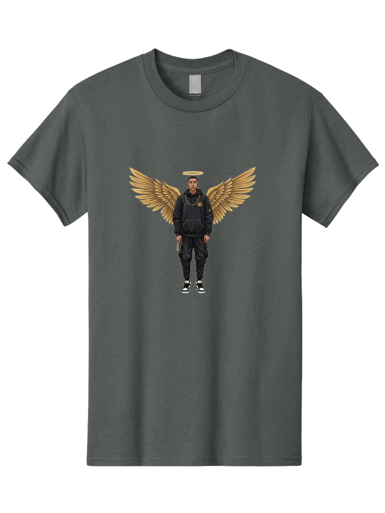 Man-With-Golden-Wings Men'S Graphic Tee, 100% Cotton, Comfortable Casual Summer Wear, Machine Washable, Vintage Camera, Old Camera, Antique Camera, Black Camera, Classic Photography, Photography Equipment, Nostalgic Device, Film Camera, Bam830 12