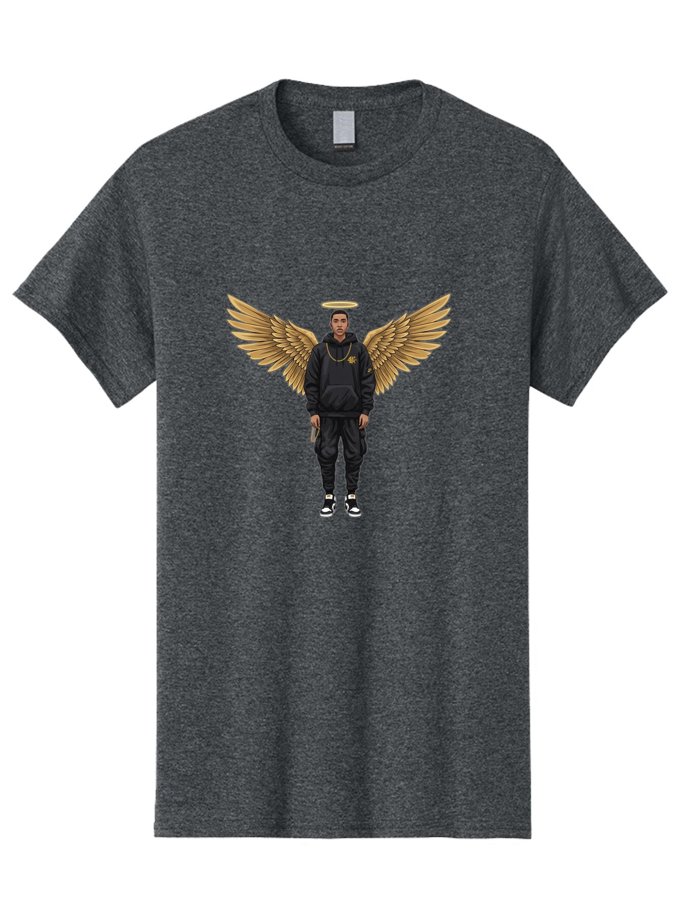 Man-With-Golden-Wings Men'S Graphic Tee, 100% Cotton, Comfortable Casual Summer Wear, Machine Washable, Vintage Camera, Old Camera, Antique Camera, Black Camera, Classic Photography, Photography Equipment, Nostalgic Device, Film Camera, Bam830 13