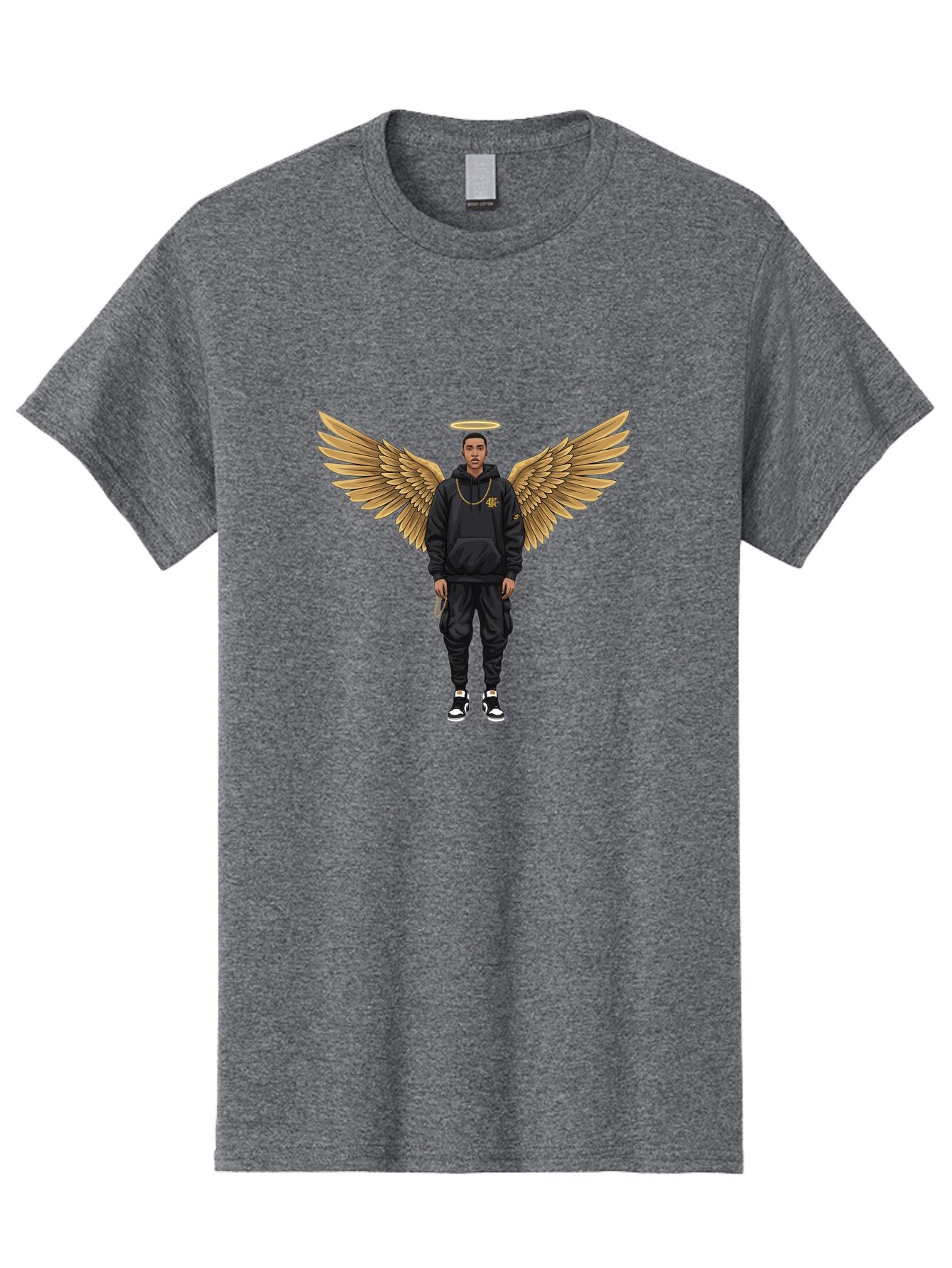 Man-With-Golden-Wings Men'S Graphic Tee, 100% Cotton, Comfortable Casual Summer Wear, Machine Washable, Vintage Camera, Old Camera, Antique Camera, Black Camera, Classic Photography, Photography Equipment, Nostalgic Device, Film Camera, Bam830 6