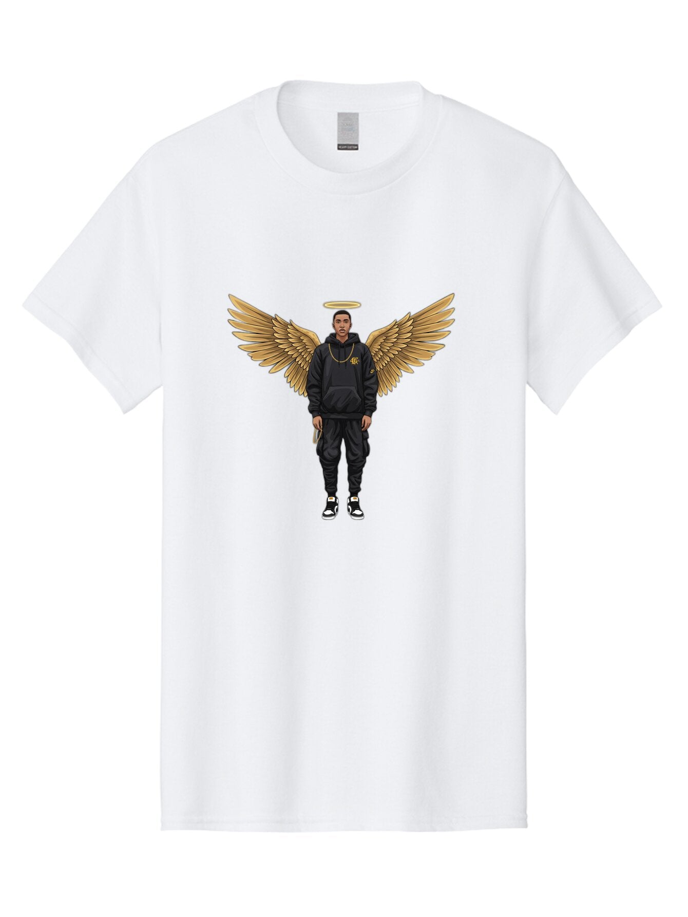 Man-With-Golden-Wings Men'S Graphic Tee, 100% Cotton, Comfortable Casual Summer Wear, Machine Washable, Vintage Camera, Old Camera, Antique Camera, Black Camera, Classic Photography, Photography Equipment, Nostalgic Device, Film Camera, Bam830 14