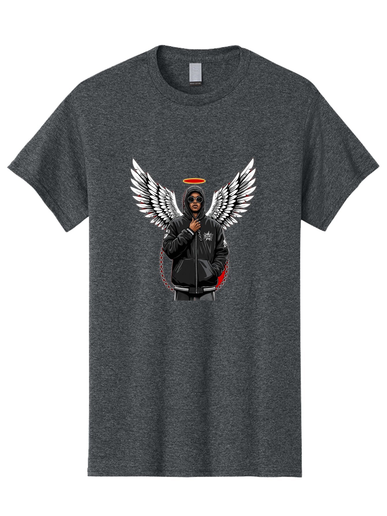 Man-With-Wings Men'S Graphic Tee, 100% Cotton, Comfortable Casual Summer Wear, Machine Washable, Vintage Camera, Old Camera, Antique Camera, Black Camera, Classic Photography, Photography Equipment, Nostalgic Device, Film Camera, Camera Art Bam831 8
