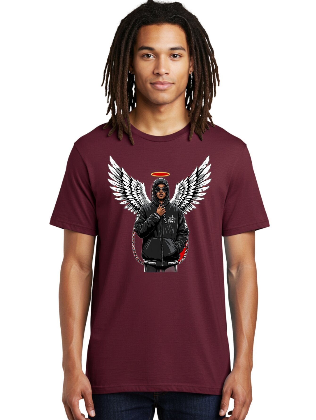 Man-With-Wings Men'S Graphic Tee, 100% Cotton, Comfortable Casual Summer Wear, Machine Washable, Vintage Camera, Old Camera, Antique Camera, Black Camera, Classic Photography, Photography Equipment, Nostalgic Device, Film Camera, Camera Art Bam831 16