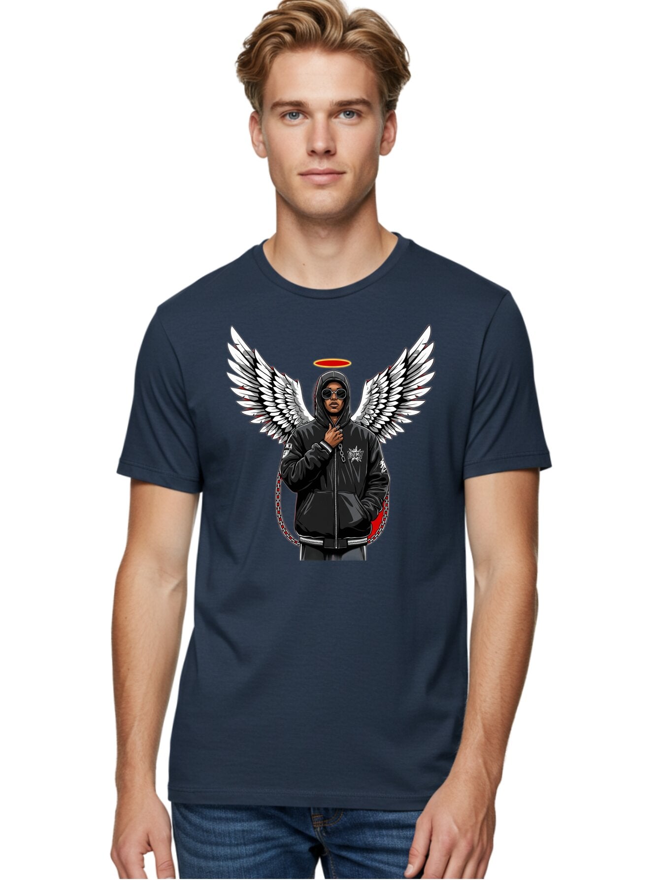 Man-With-Wings Men'S Graphic Tee, 100% Cotton, Comfortable Casual Summer Wear, Machine Washable, Vintage Camera, Old Camera, Antique Camera, Black Camera, Classic Photography, Photography Equipment, Nostalgic Device, Film Camera, Camera Art Bam831 17