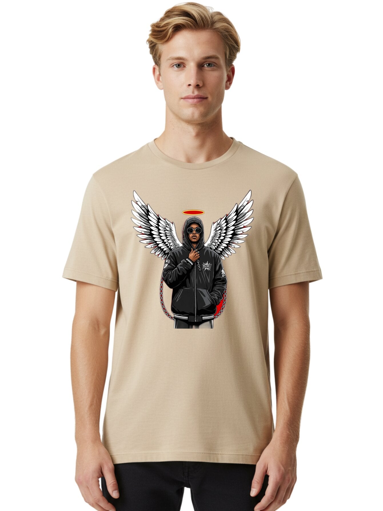 Man-With-Wings Men'S Graphic Tee, 100% Cotton, Comfortable Casual Summer Wear, Machine Washable, Vintage Camera, Old Camera, Antique Camera, Black Camera, Classic Photography, Photography Equipment, Nostalgic Device, Film Camera, Camera Art Bam831 26