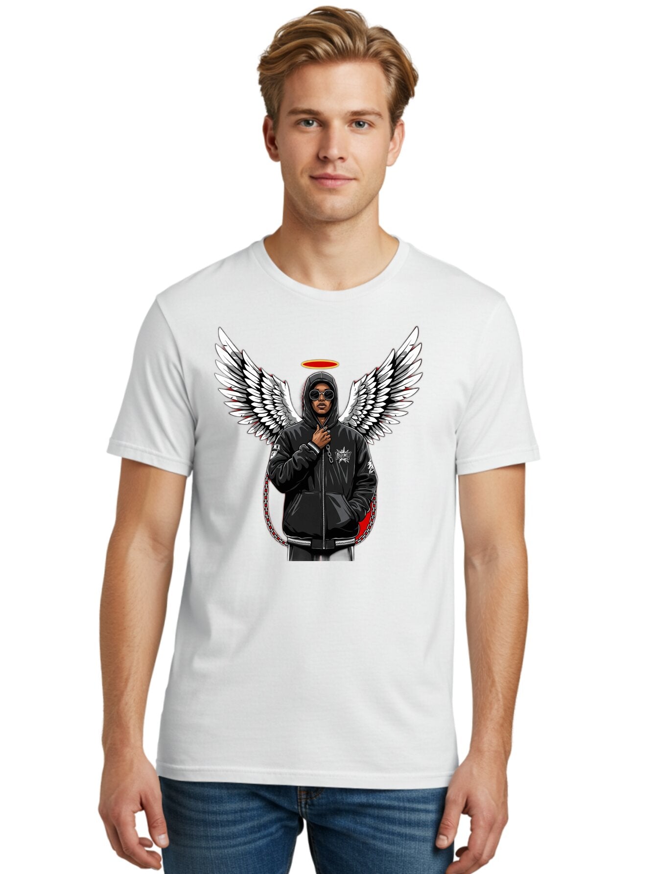 Man-With-Wings Men'S Graphic Tee, 100% Cotton, Comfortable Casual Summer Wear, Machine Washable, Vintage Camera, Old Camera, Antique Camera, Black Camera, Classic Photography, Photography Equipment, Nostalgic Device, Film Camera, Camera Art Bam831 21