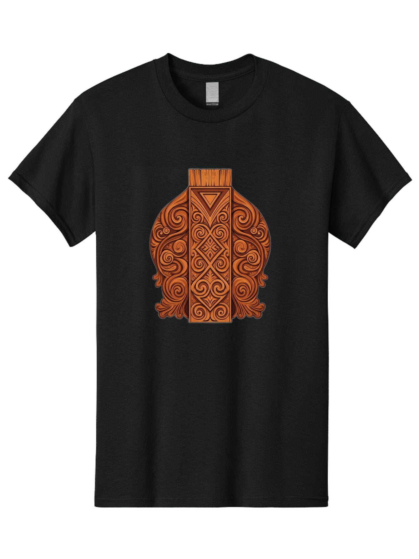 Maori-Wood-Carving Men'S Graphic Tee, 100% Cotton, Comfortable Casual Summer Wear, Machine Washable, Vintage Camera, Old Camera, Antique Camera, Black Camera, Classic Photography, Photography Equipment, Nostalgic Device, Film Camera, Bam833 10