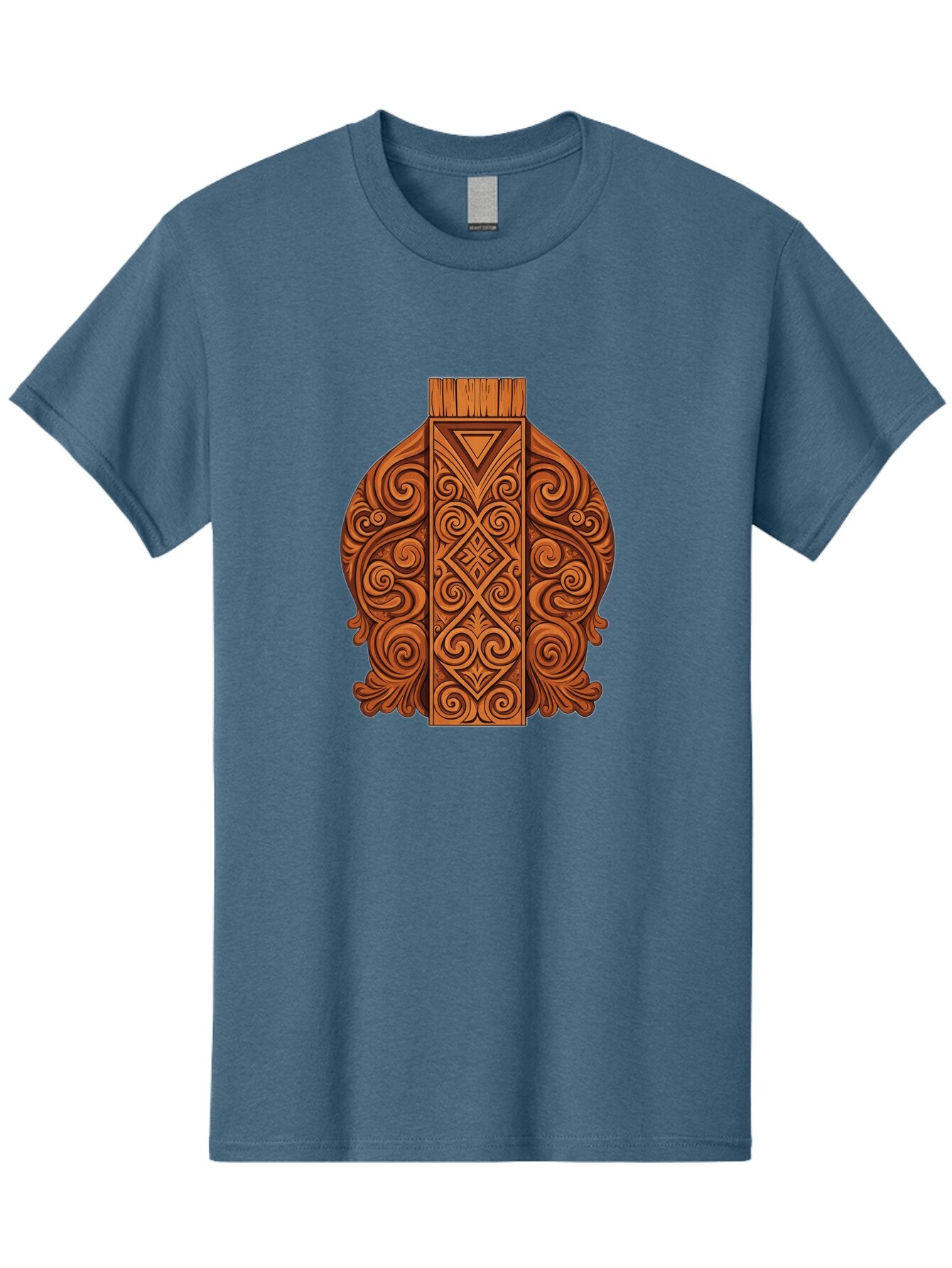 Maori-Wood-Carving Men'S Graphic Tee, 100% Cotton, Comfortable Casual Summer Wear, Machine Washable, Vintage Camera, Old Camera, Antique Camera, Black Camera, Classic Photography, Photography Equipment, Nostalgic Device, Film Camera, Bam833 15