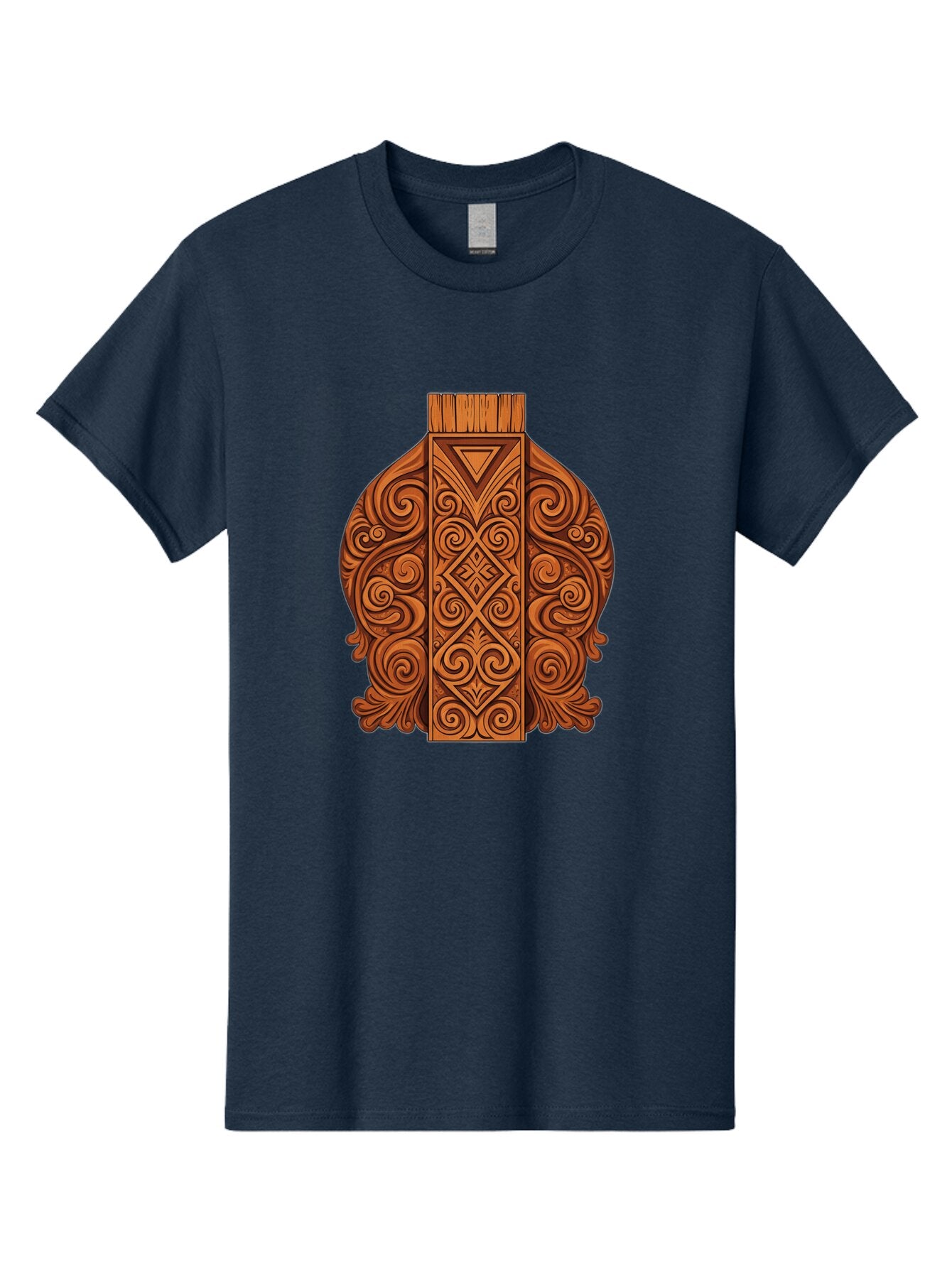 Maori-Wood-Carving Men'S Graphic Tee, 100% Cotton, Comfortable Casual Summer Wear, Machine Washable, Vintage Camera, Old Camera, Antique Camera, Black Camera, Classic Photography, Photography Equipment, Nostalgic Device, Film Camera, Bam833 5