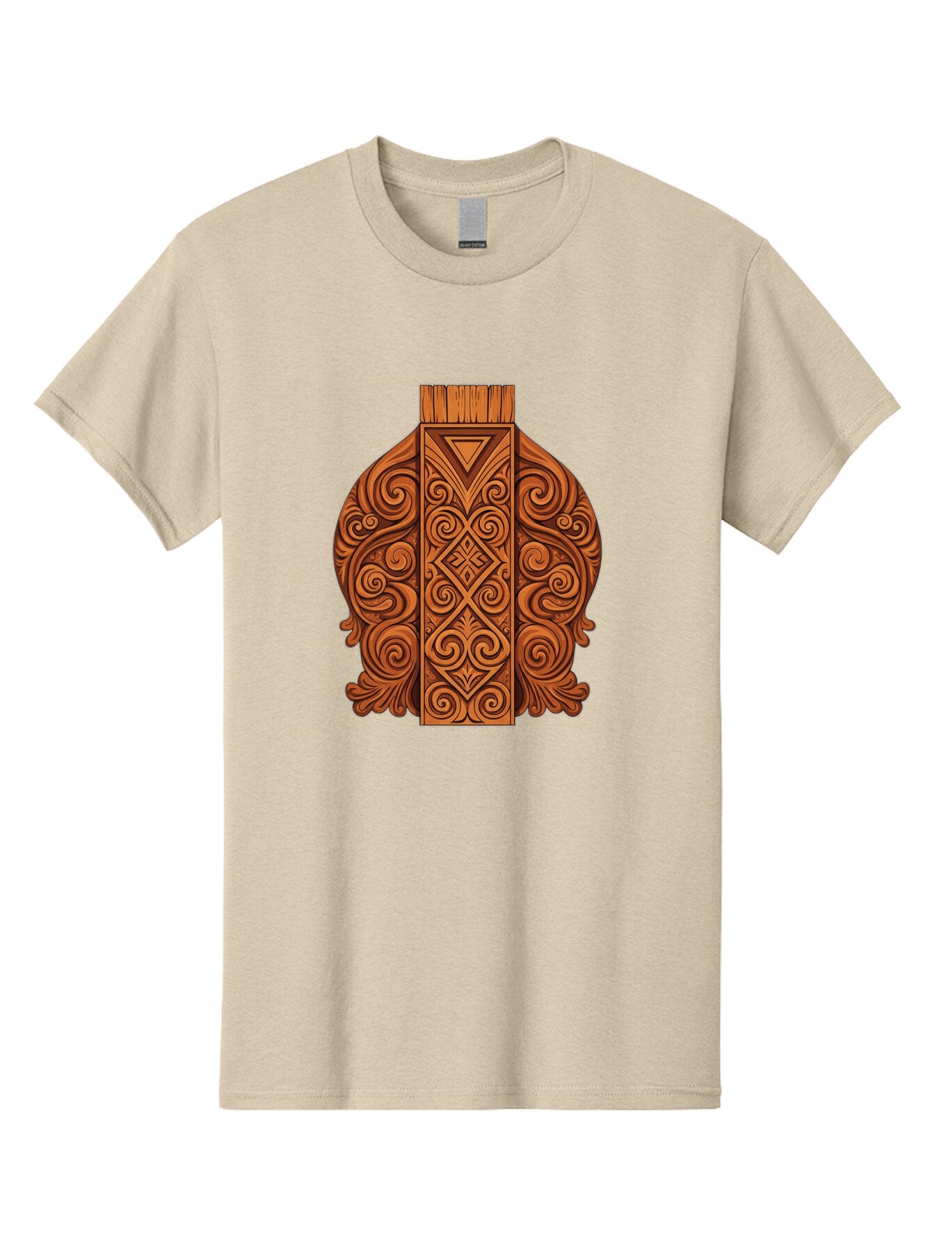 Maori-Wood-Carving Men'S Graphic Tee, 100% Cotton, Comfortable Casual Summer Wear, Machine Washable, Vintage Camera, Old Camera, Antique Camera, Black Camera, Classic Photography, Photography Equipment, Nostalgic Device, Film Camera, Bam833 13