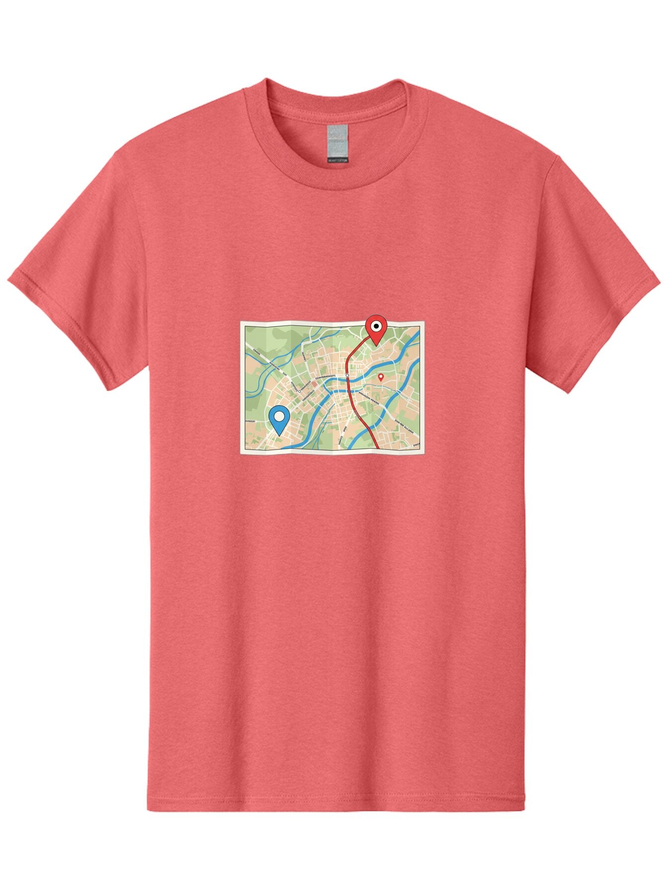 Map-With-Route Men'S Graphic Tee, 100% Cotton, Comfortable Casual Summer Wear, Machine Washable, Vintage Camera, Old Camera, Antique Camera, Black Camera, Classic Photography, Photography Equipment, Nostalgic Device, Film Camera, Camera Art Bam835 7