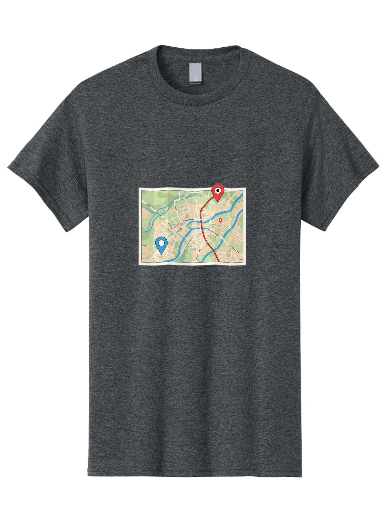 Map-With-Route Men'S Graphic Tee, 100% Cotton, Comfortable Casual Summer Wear, Machine Washable, Vintage Camera, Old Camera, Antique Camera, Black Camera, Classic Photography, Photography Equipment, Nostalgic Device, Film Camera, Camera Art Bam835 10