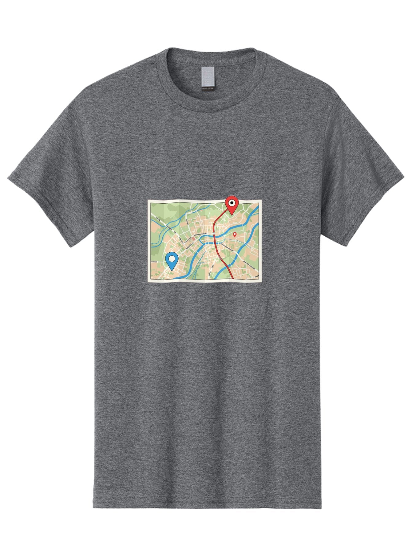 Map-With-Route Men'S Graphic Tee, 100% Cotton, Comfortable Casual Summer Wear, Machine Washable, Vintage Camera, Old Camera, Antique Camera, Black Camera, Classic Photography, Photography Equipment, Nostalgic Device, Film Camera, Camera Art Bam835 15