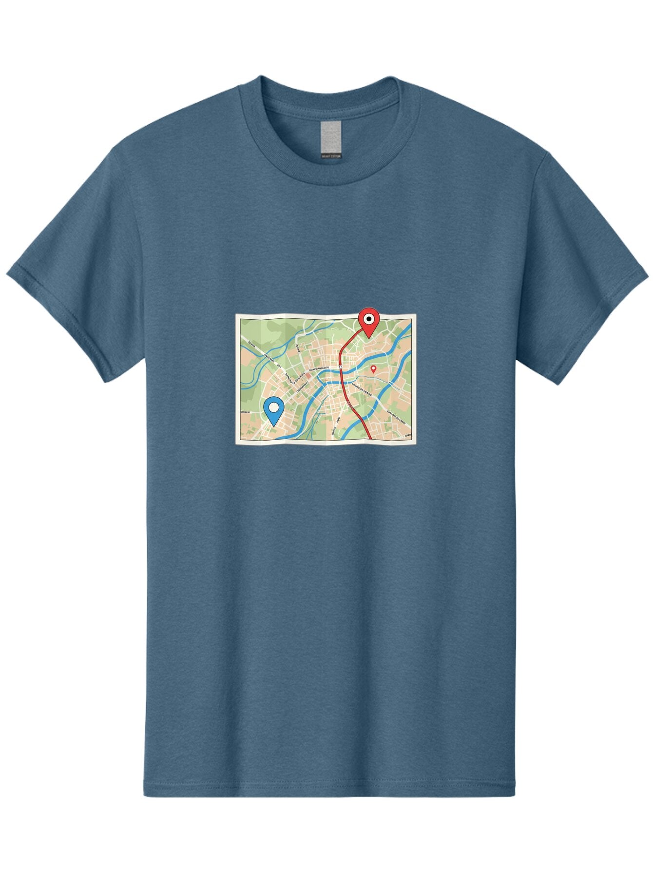 Map-With-Route Men'S Graphic Tee, 100% Cotton, Comfortable Casual Summer Wear, Machine Washable, Vintage Camera, Old Camera, Antique Camera, Black Camera, Classic Photography, Photography Equipment, Nostalgic Device, Film Camera, Camera Art Bam835 5